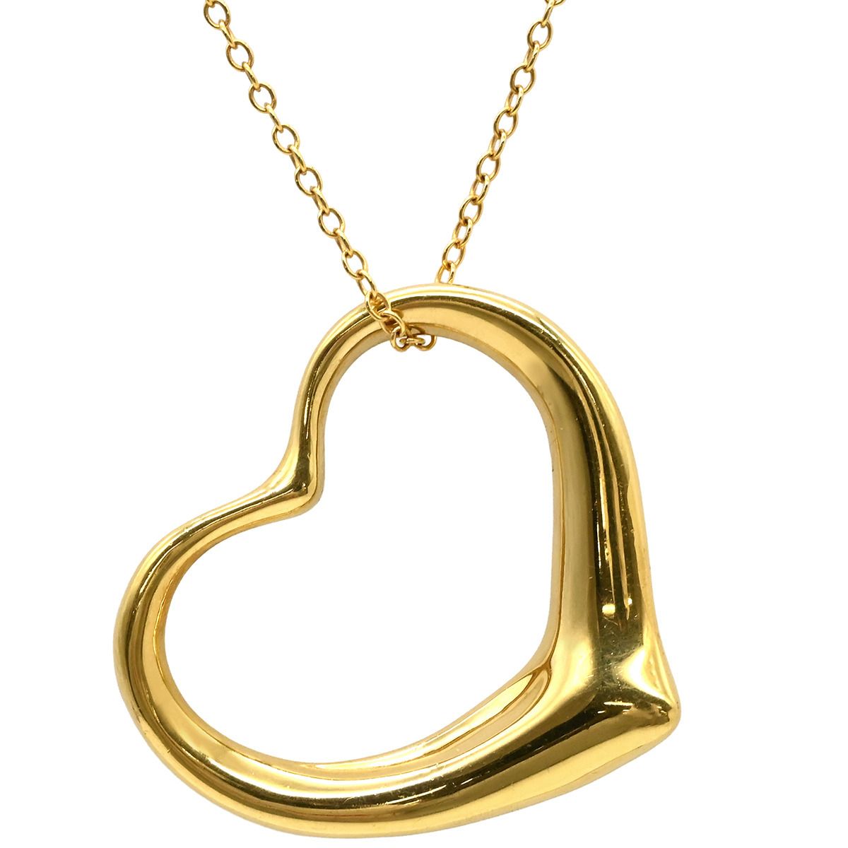 ティファニー Tiffany & Co ネックレス オープンハート ラージサイズ