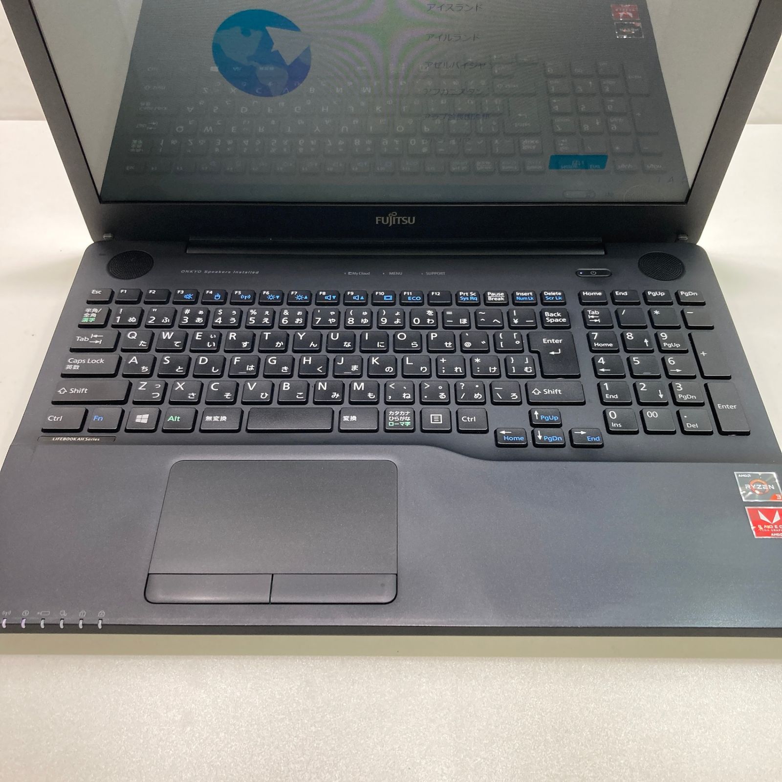 7日間保証・中古】FUJITSU LIFEBOOK AH43/D3/AMD Ryzen 3 2300U @2.00