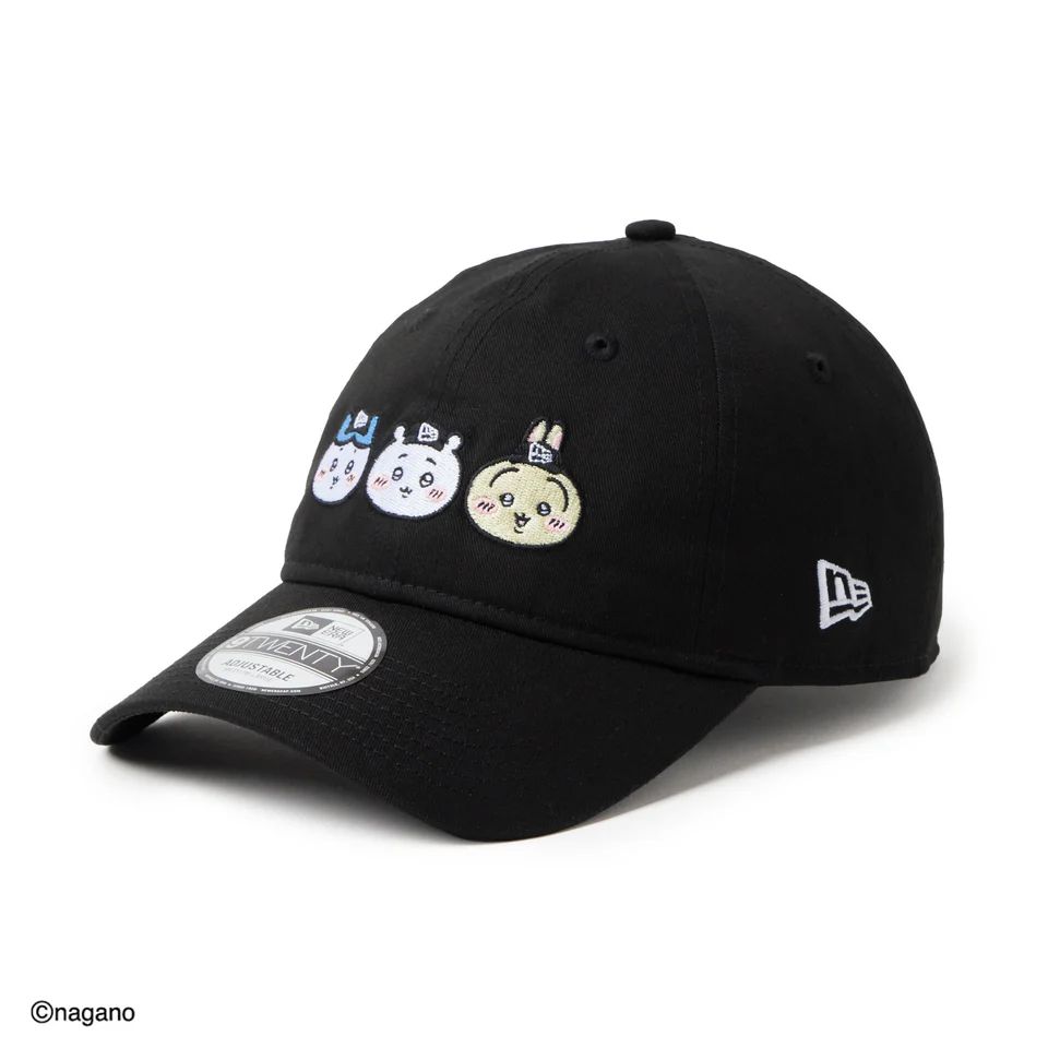 ちいかわ ニューエラ ちいかわ・ハチワレ・うさぎ ブラック new era