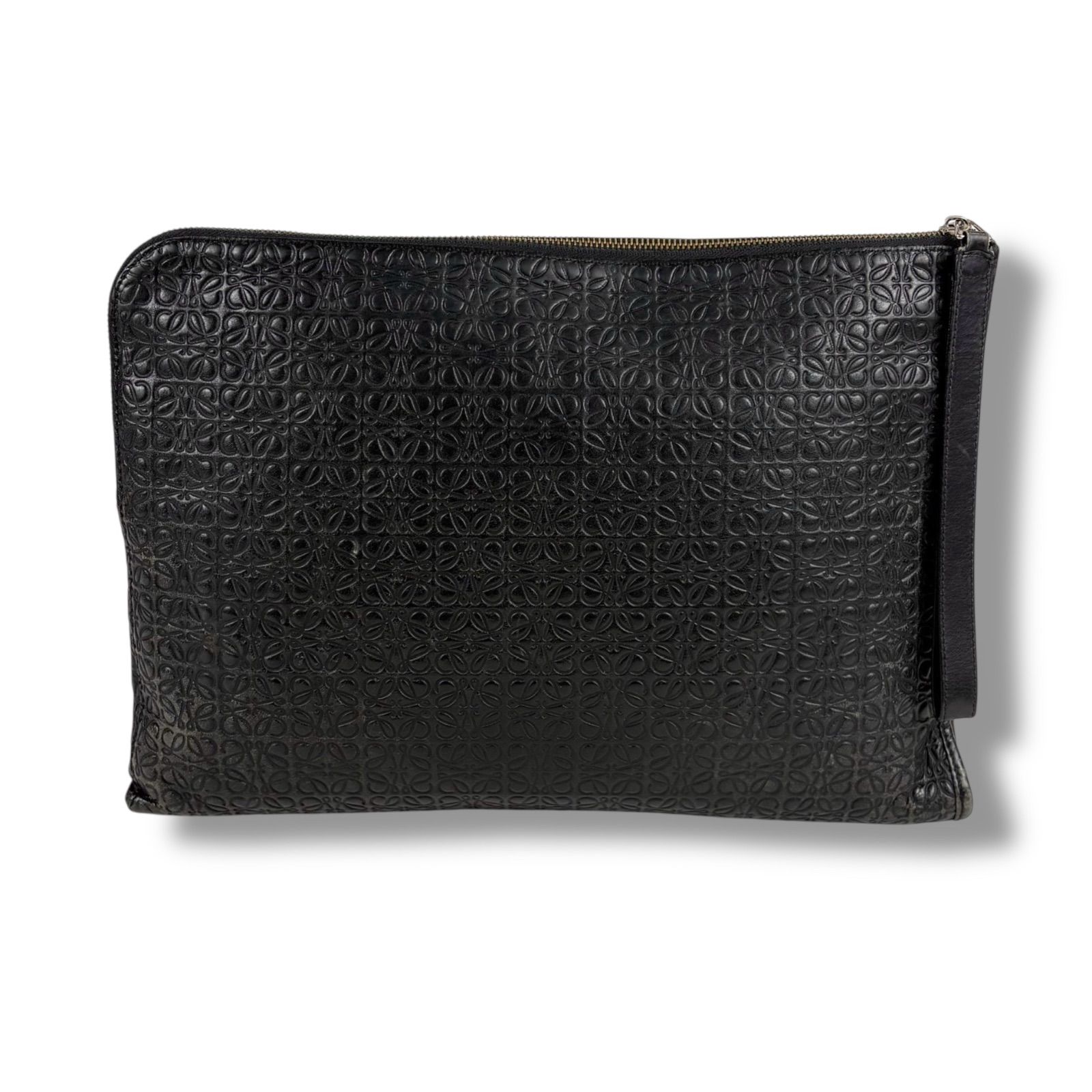 【正規品/未使用】LOEWE リピートアナグラム クラッチバッグ ブラック ロエベ LOEWE リピートアナグラムロゴ クラッチバッグ セカンドバッグ
