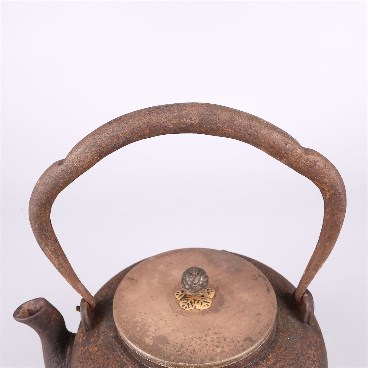 時代 【萬龍堂造】 菊紋 鉄瓶／水漏れ無し！TA892 - メルカリ