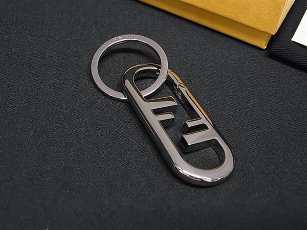 □極美品□ FENDI フェンディ オーロック キーホルダー キーリング