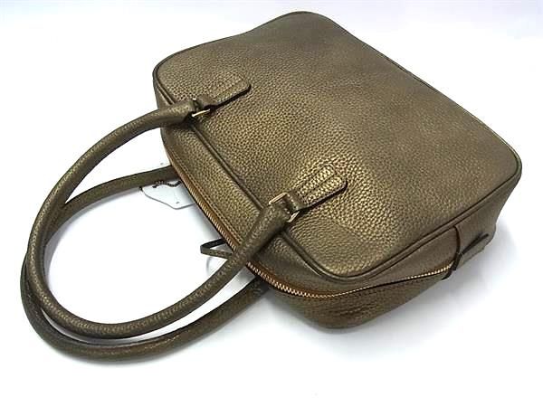 [うめ]エーディーエムジェイ　A.D.M.J. トートバッグ　ブロンズ □極美品□ ADMJ エーディーエムジェイ レザー ハンドバッグ トート