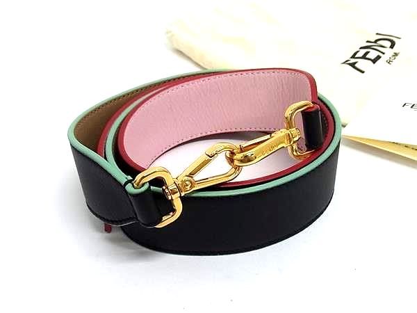 □極美品□ FENDI フェンディ ストラップユー レザー バッグ用