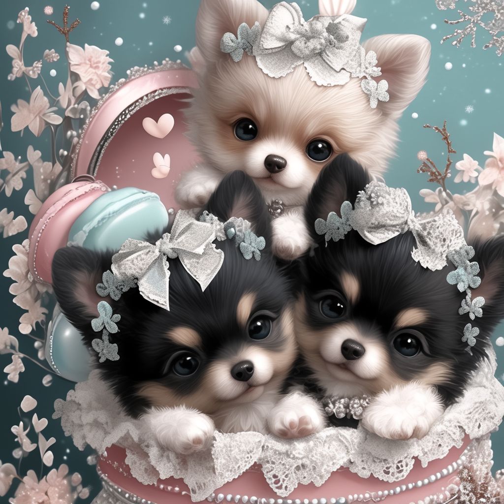 パネル生地 新柄 チワワ8柄 - メルカリ