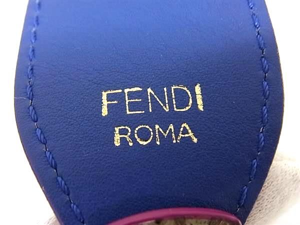 ■極上■本物■美品■ FENDI フェンディ ストラップユー パイソン×レザー バッグ用 ショルダーストラップ ブラウン系 FT6762 □極上□本物□美品□ FENDI フェンディ ストラップユー パイソン