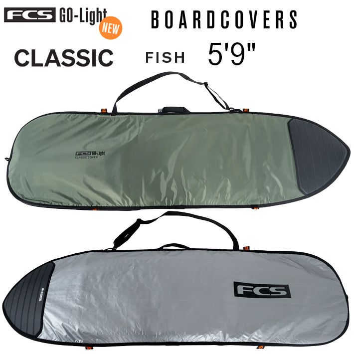 【20%OFF】サーフボード ケース FCS エフシーエス ボードケース CLASSIC COVER FISH 5’9” フィッシュボード レトロボード フィッシュボード サーフィン ハードケース