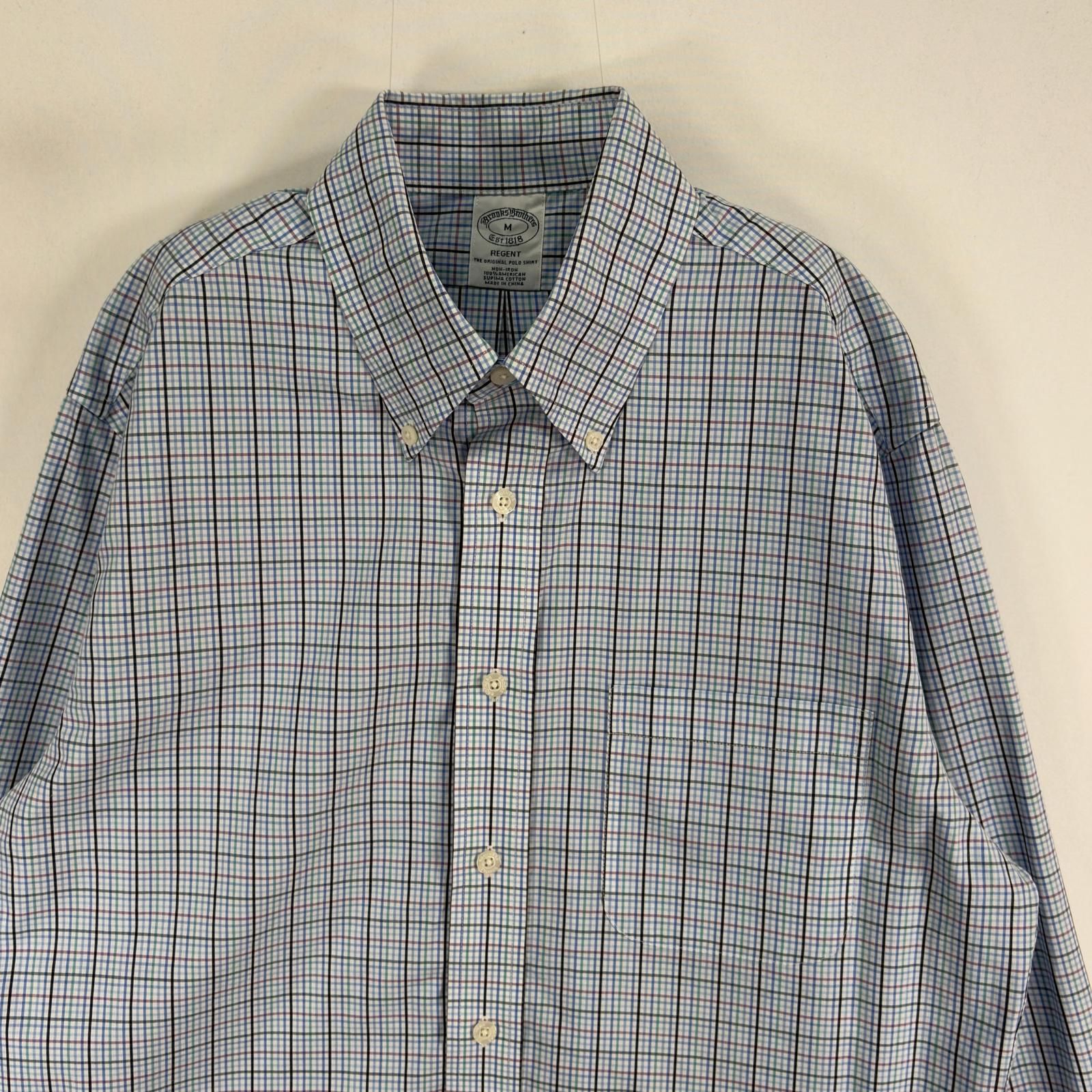 古着 ブルックスブラザーズ Brooks Brothers 長袖シャツ チェック 胸 