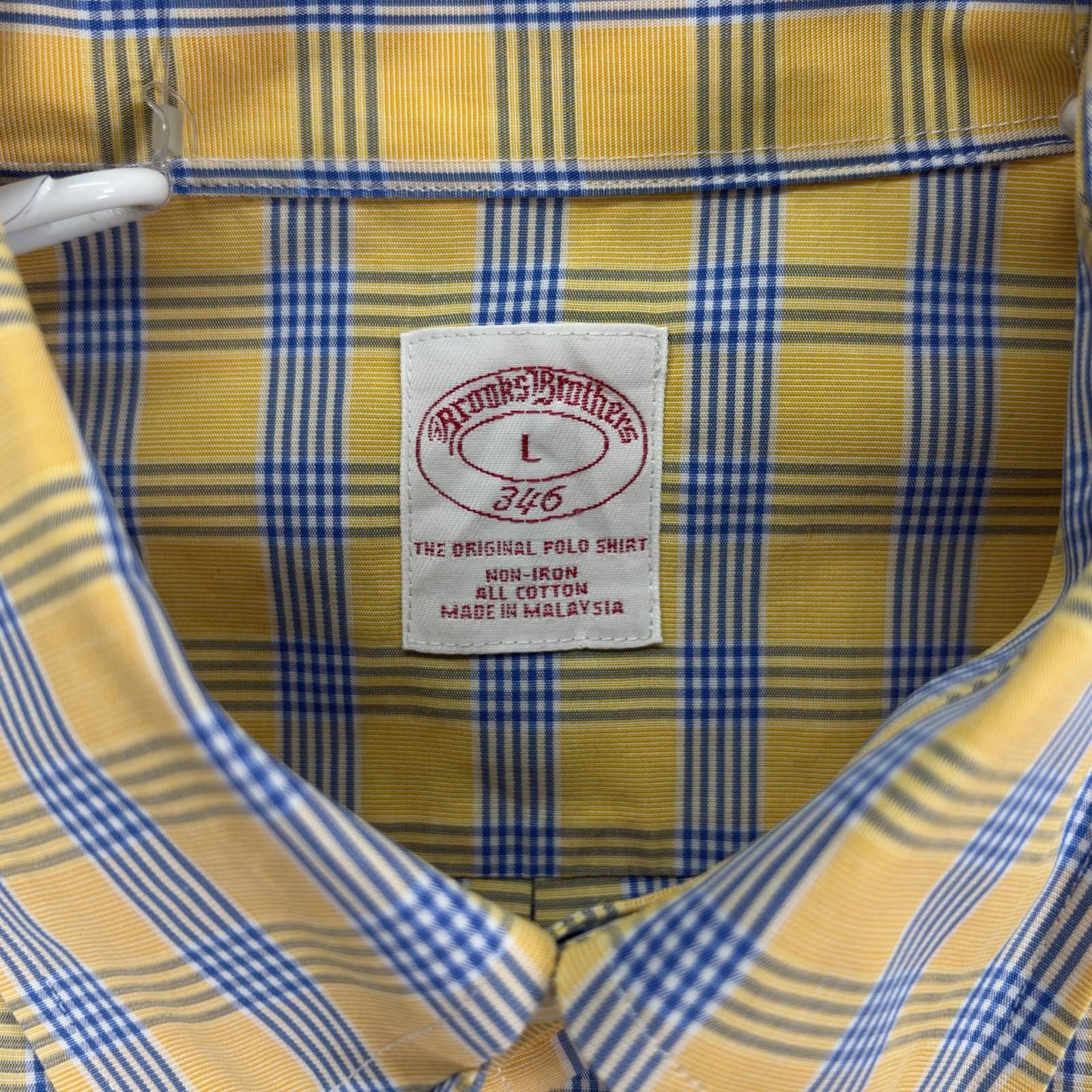 古着 ブルックスブラザーズ Brooks Brothers 長袖シャツ 胸ポケ 346 L