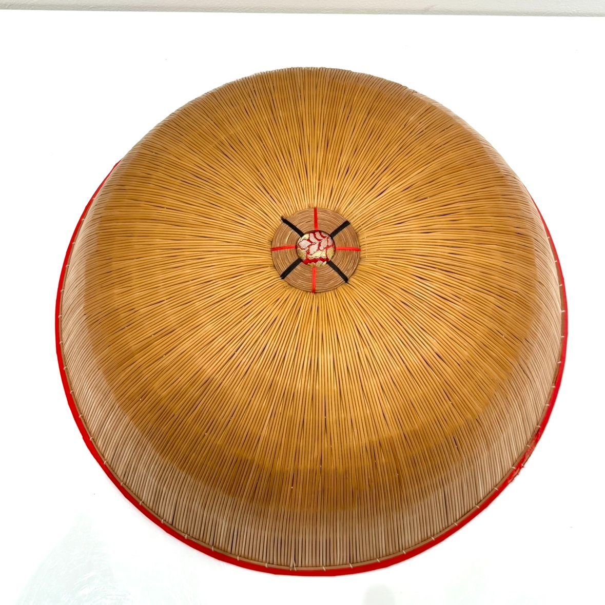 え沖】 琉球 笠 むんじゅる笠 2点セット 琉球舞踊 沖縄 工芸品 伝統品