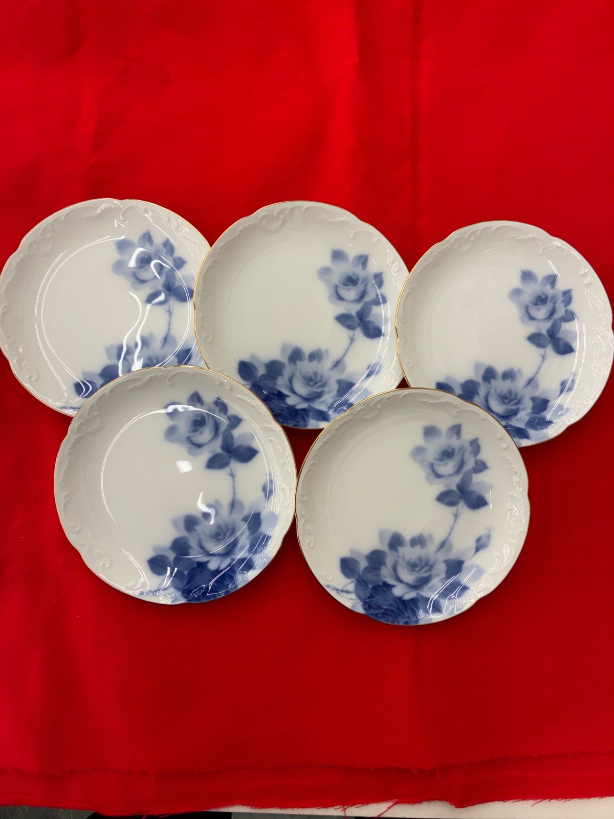 ☆リユースのサカイ東金店☆ 大倉陶園 ブルーローズデザートプレート5