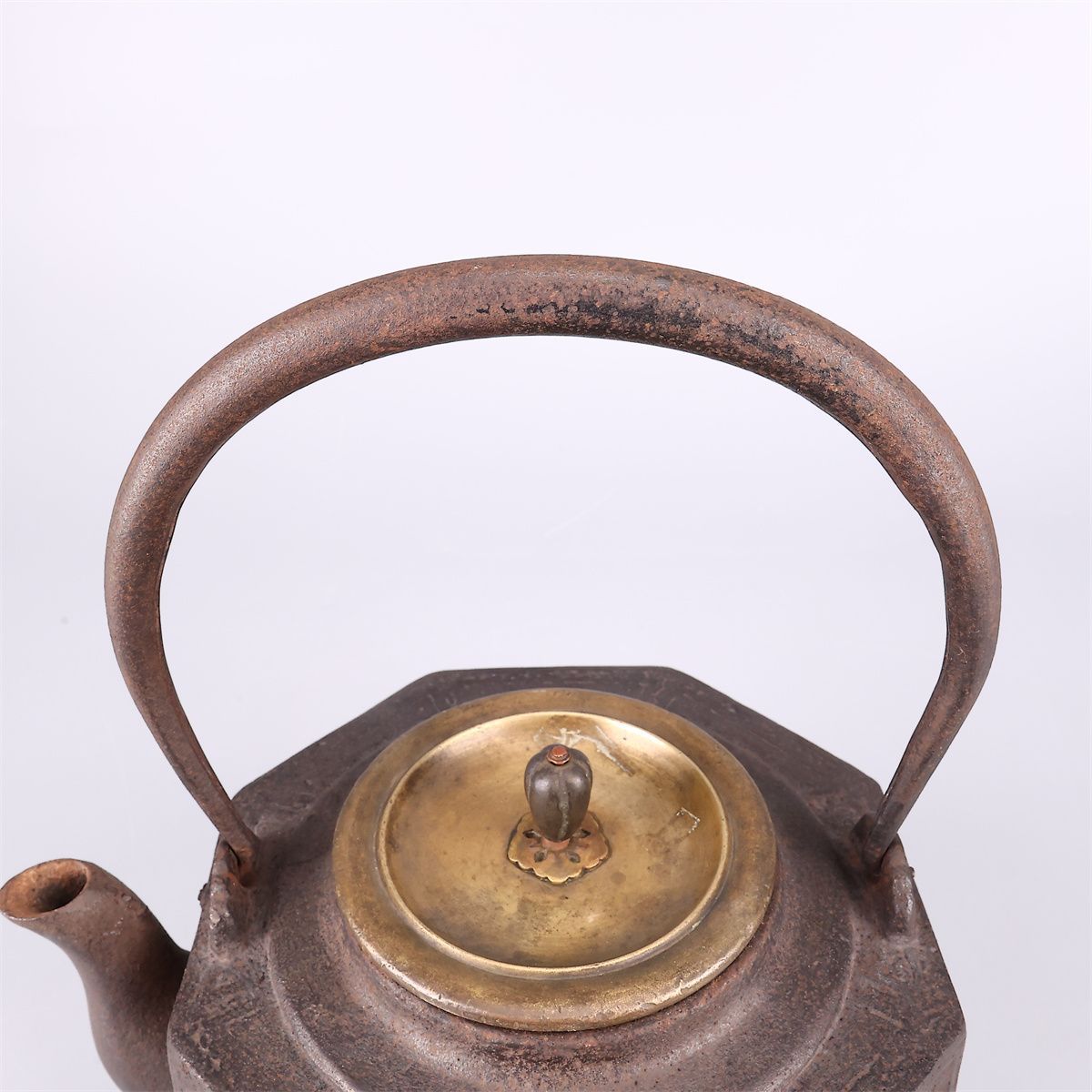 時代 【龍文堂造】 八角 鉄瓶／水漏れ無し！TA885 - メルカリ