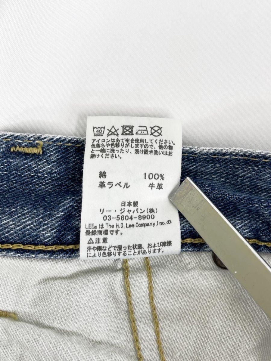 LIDNM リドム Lee テーパード デニムパンツ sizeM/青 □□メンズ