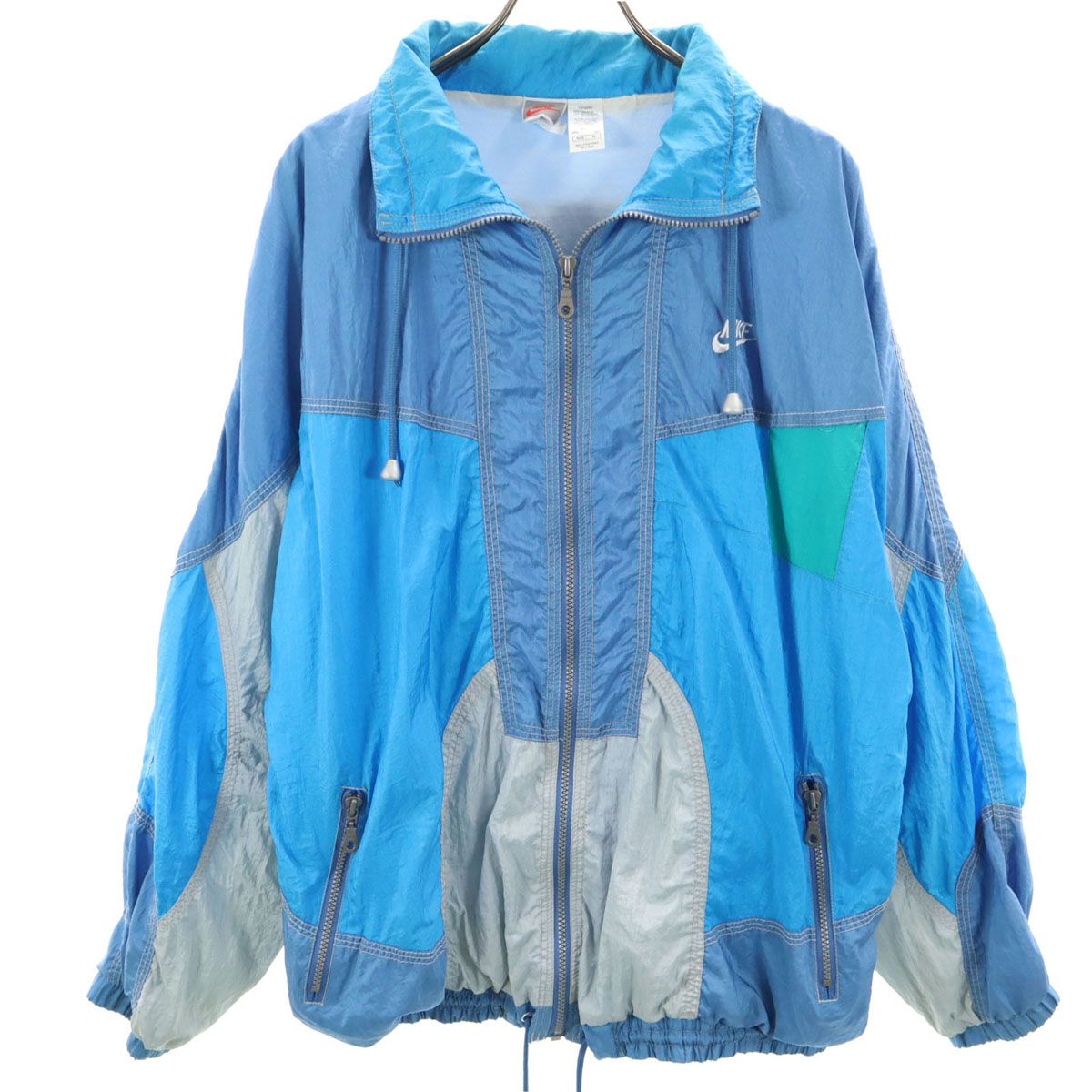 90s Nike 銀タグ ナイロンジャケット セットアップ上下 銀タグ