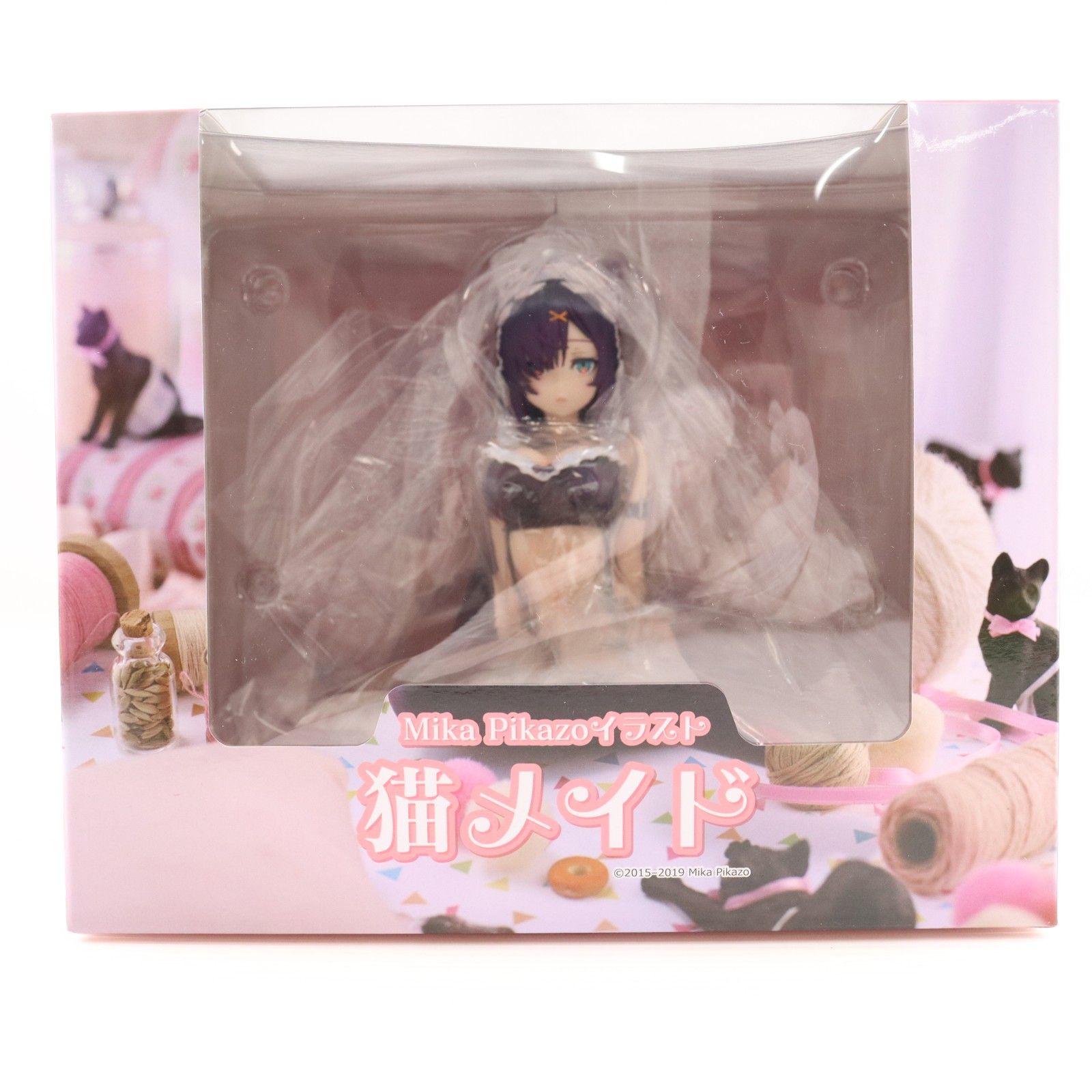 色紙付属 Mika Pikazoイラスト『猫メイド』 完成品 フィギュア 