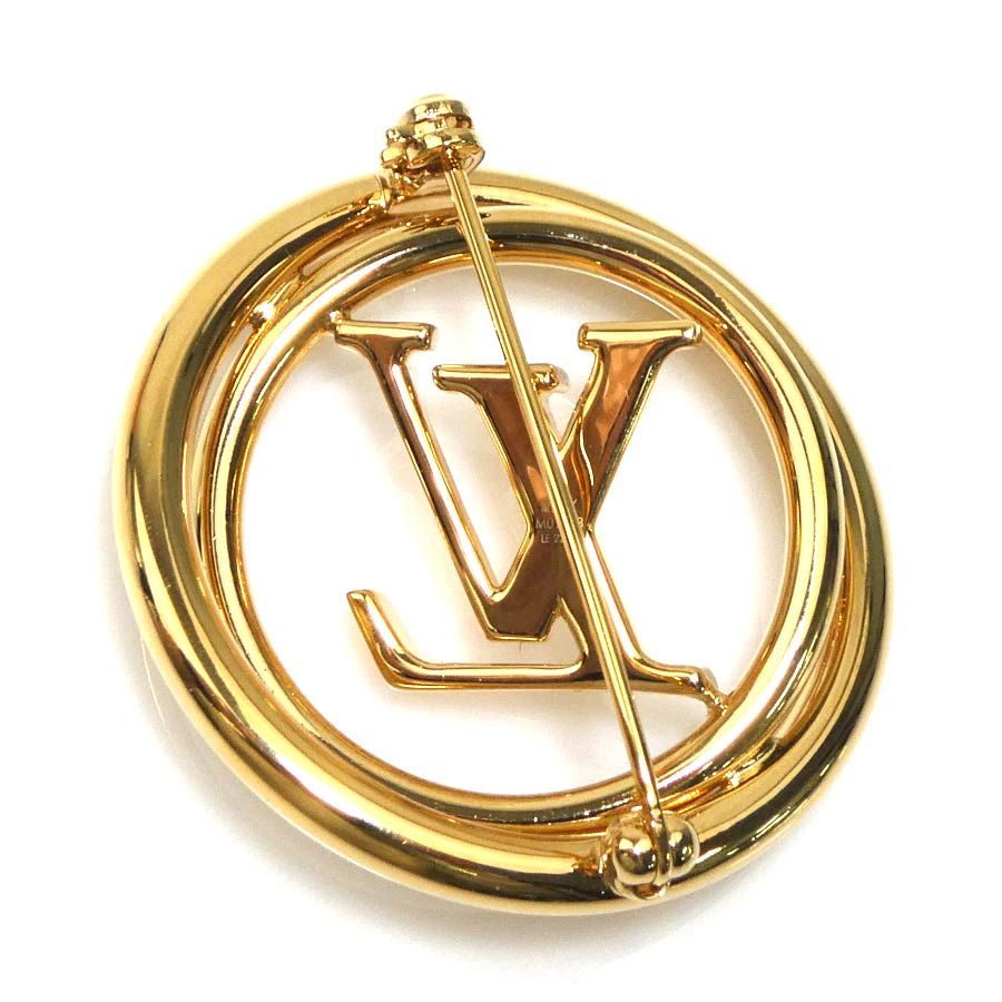 ルイ ヴィトン LOUIS VUITTON ブローチ ブローチ LV ステラー M01023