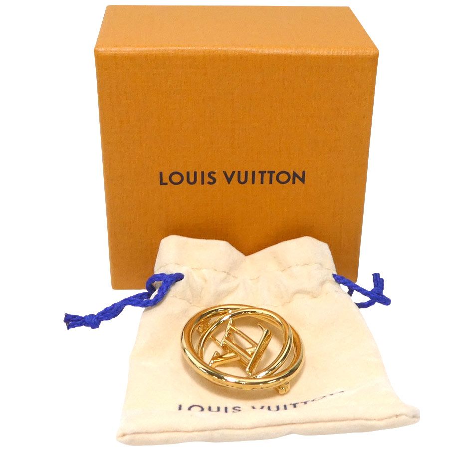 ルイ ヴィトン LOUIS VUITTON ブローチ ブローチ LV ステラー M01023