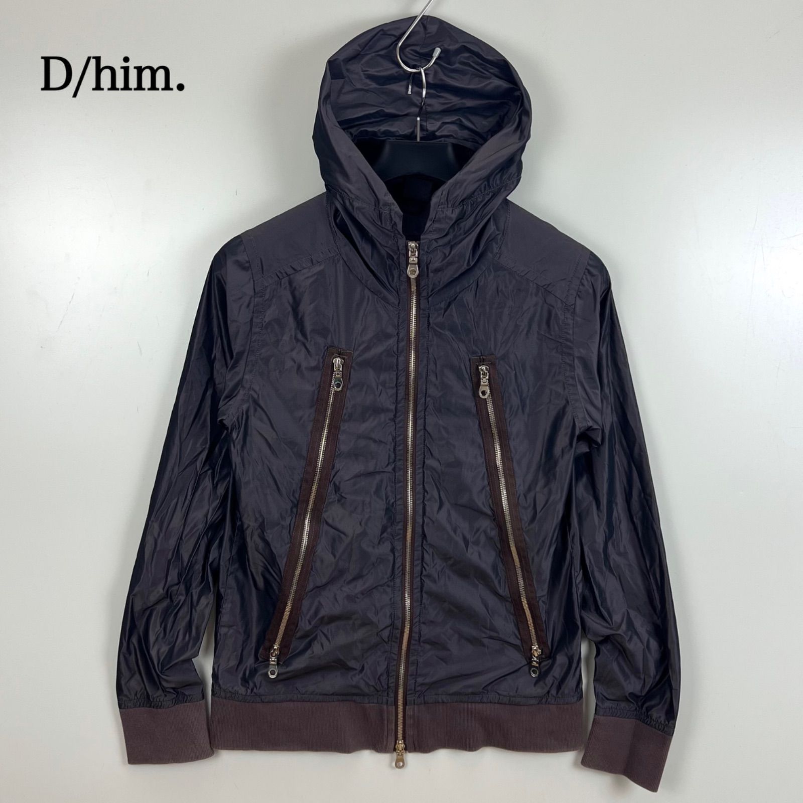 D/him. y2k archive double zip nylon jacket 46 M ダブルスタンダード 