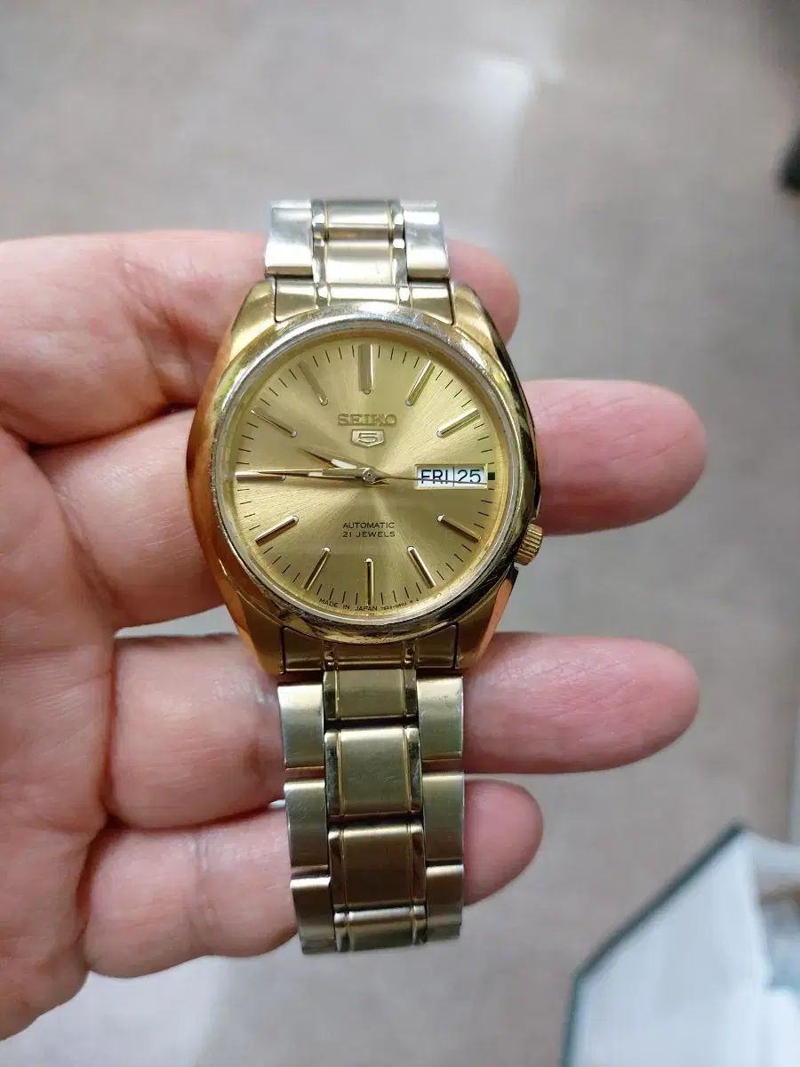 腕時計 SEIKO セイコー セイコー5 自動 コンビカラー : 0 海外モデル