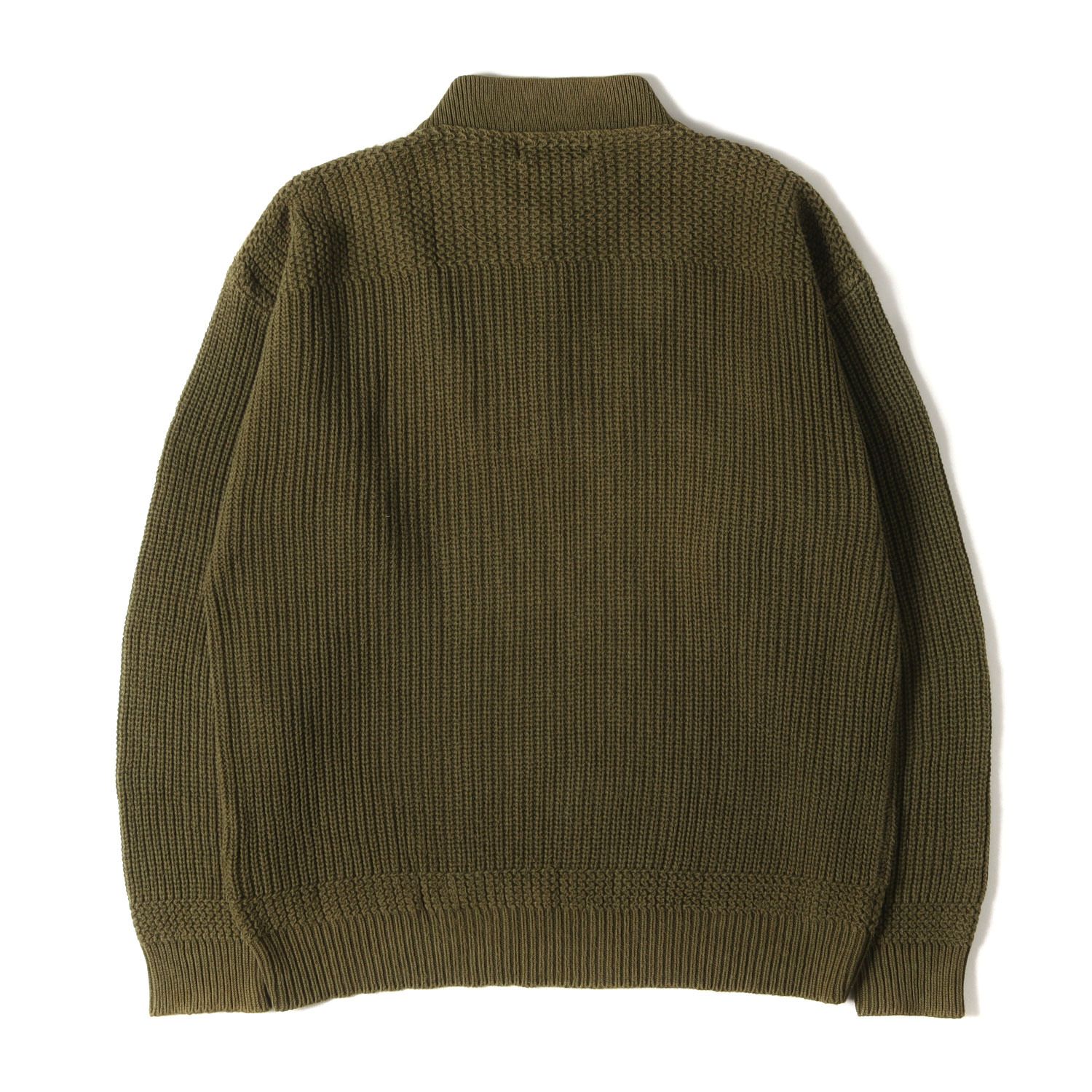 中古・古着通販Eddie Eddie Bauer エディーバウアー ニット カーキ 