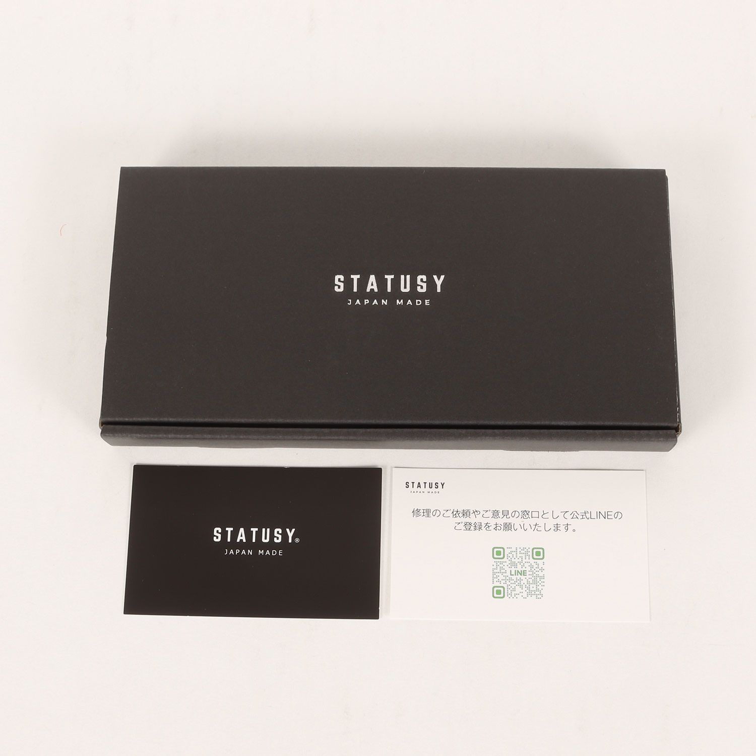 新品】STATUSY ステータシー 財布 | レザー コンパクト L字ジップ