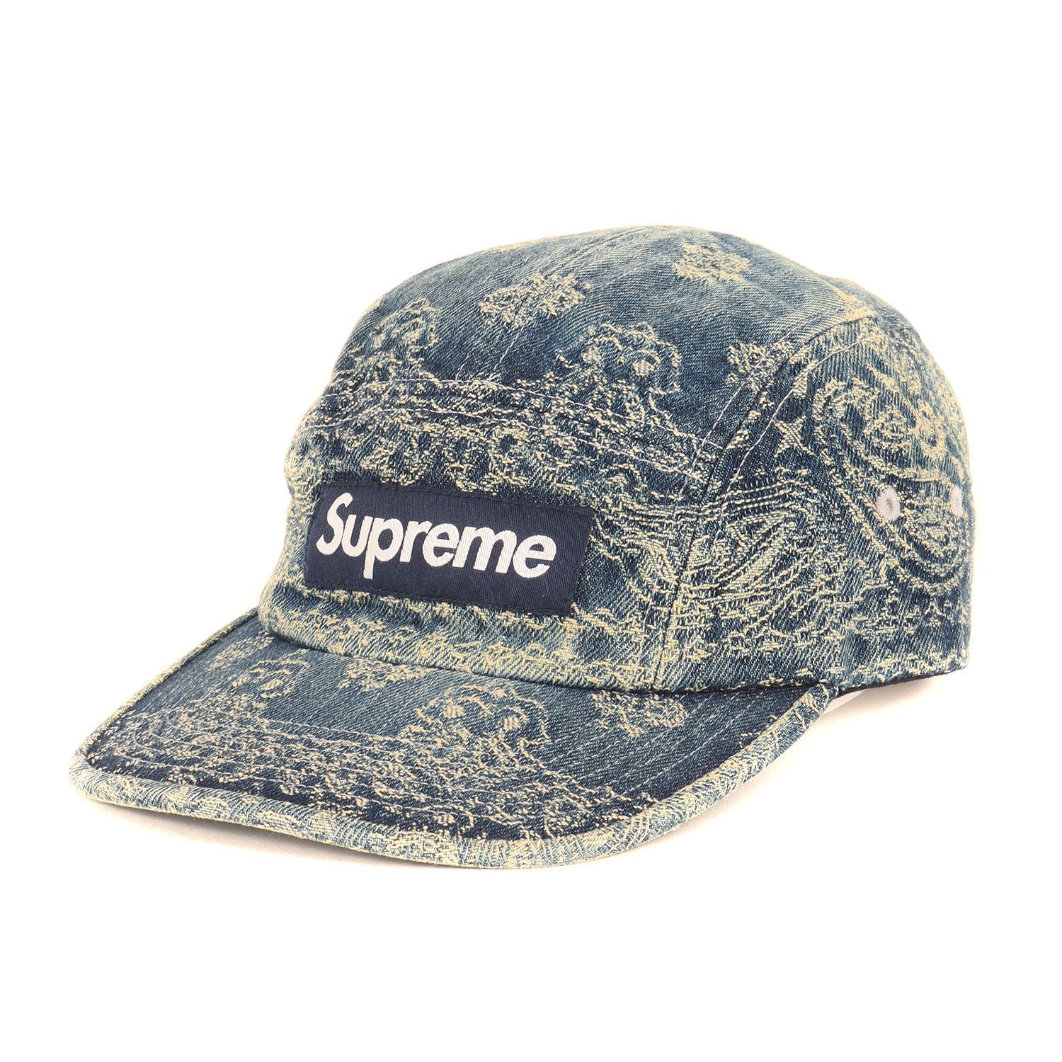 美品】Supreme シュプリーム キャップ ブルー サイズ:FREE | 25SS