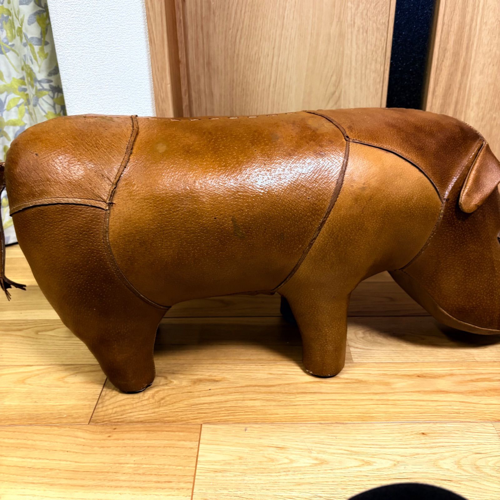 オマーサ OMERSA ヴィンテージ サイ 本革 フットスツール オメルサ