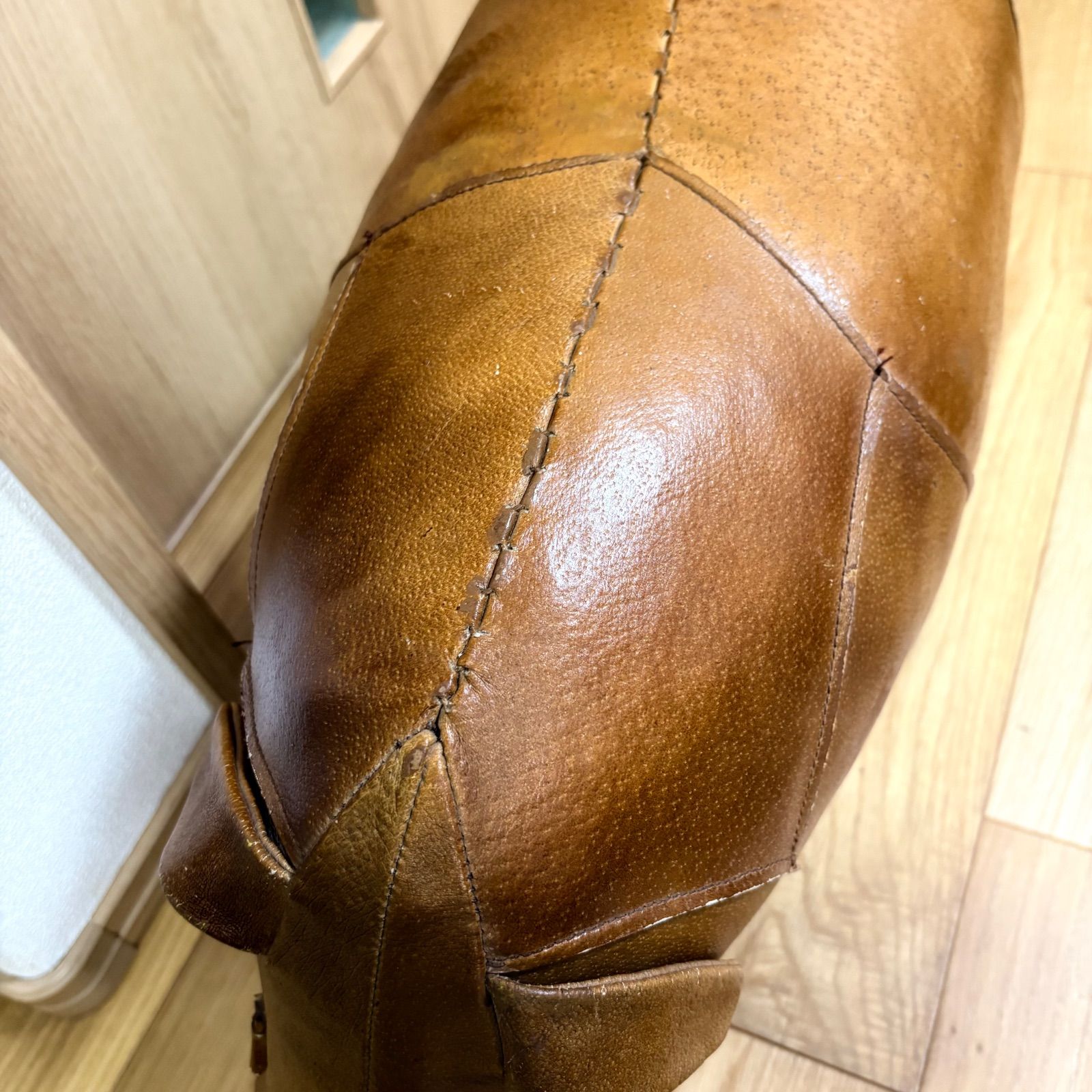 オマーサ OMERSA ヴィンテージ サイ 本革 フットスツール オメルサ
