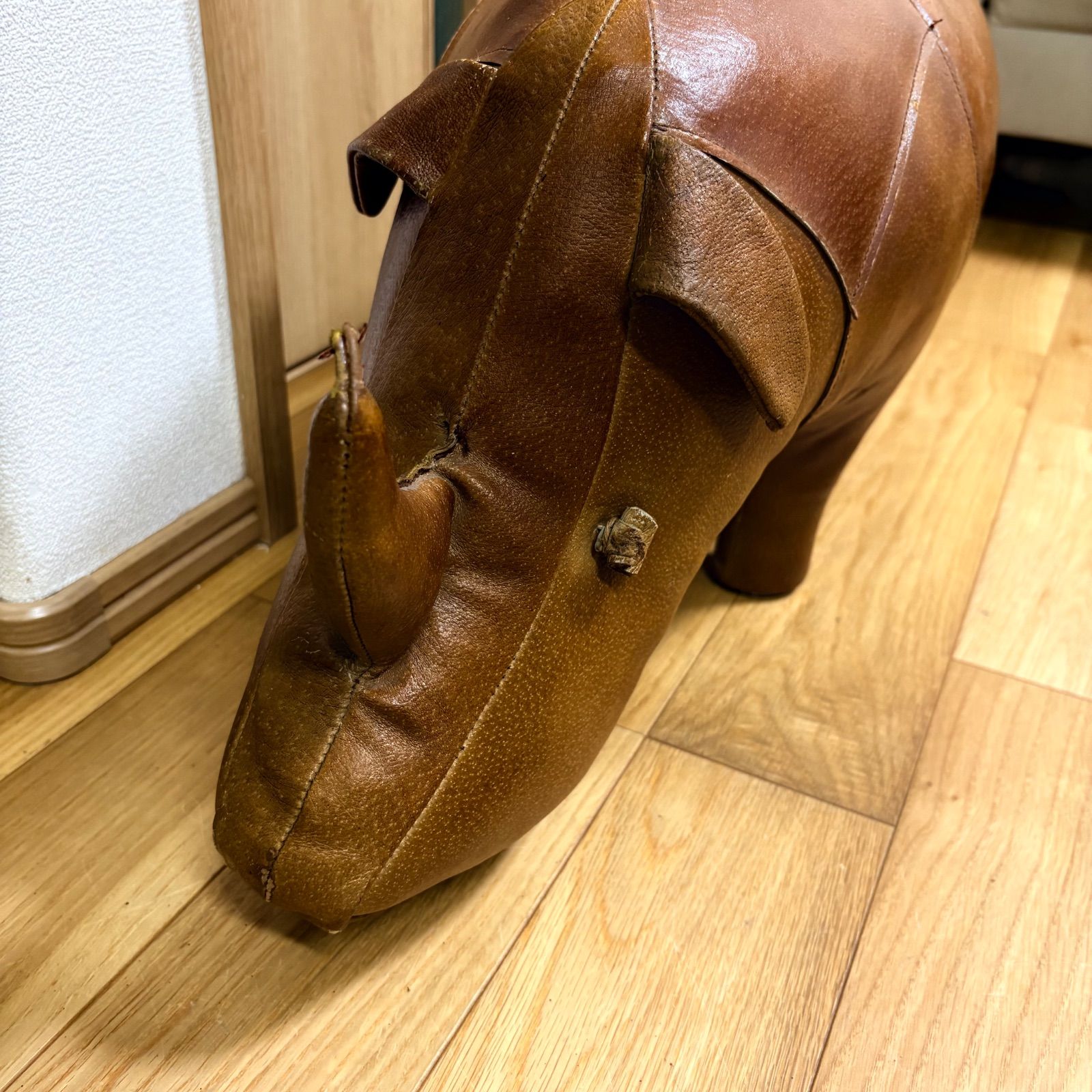オマーサ OMERSA ヴィンテージ サイ 本革 フットスツール オメルサ