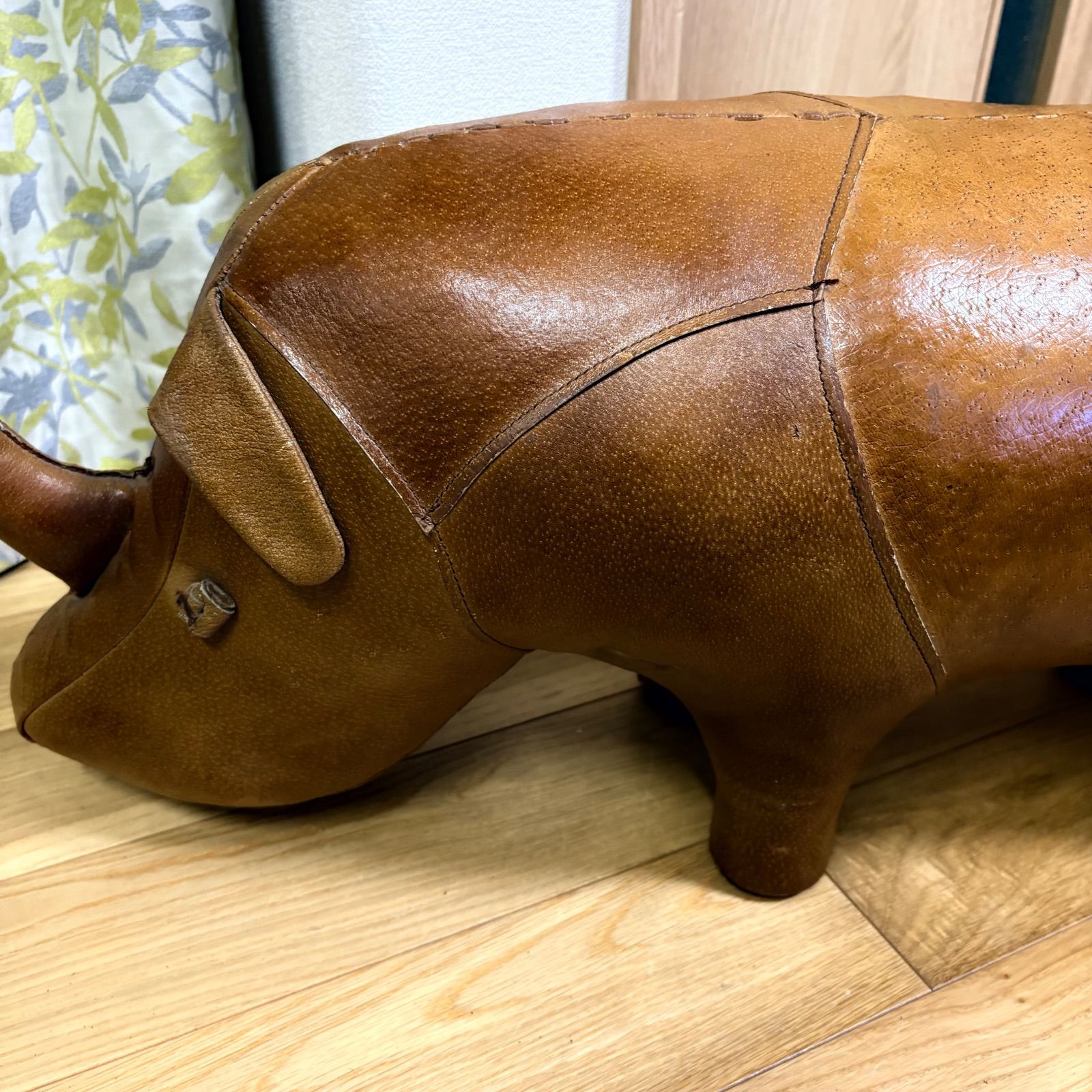 オマーサ OMERSA ヴィンテージ サイ 本革 フットスツール オメルサ