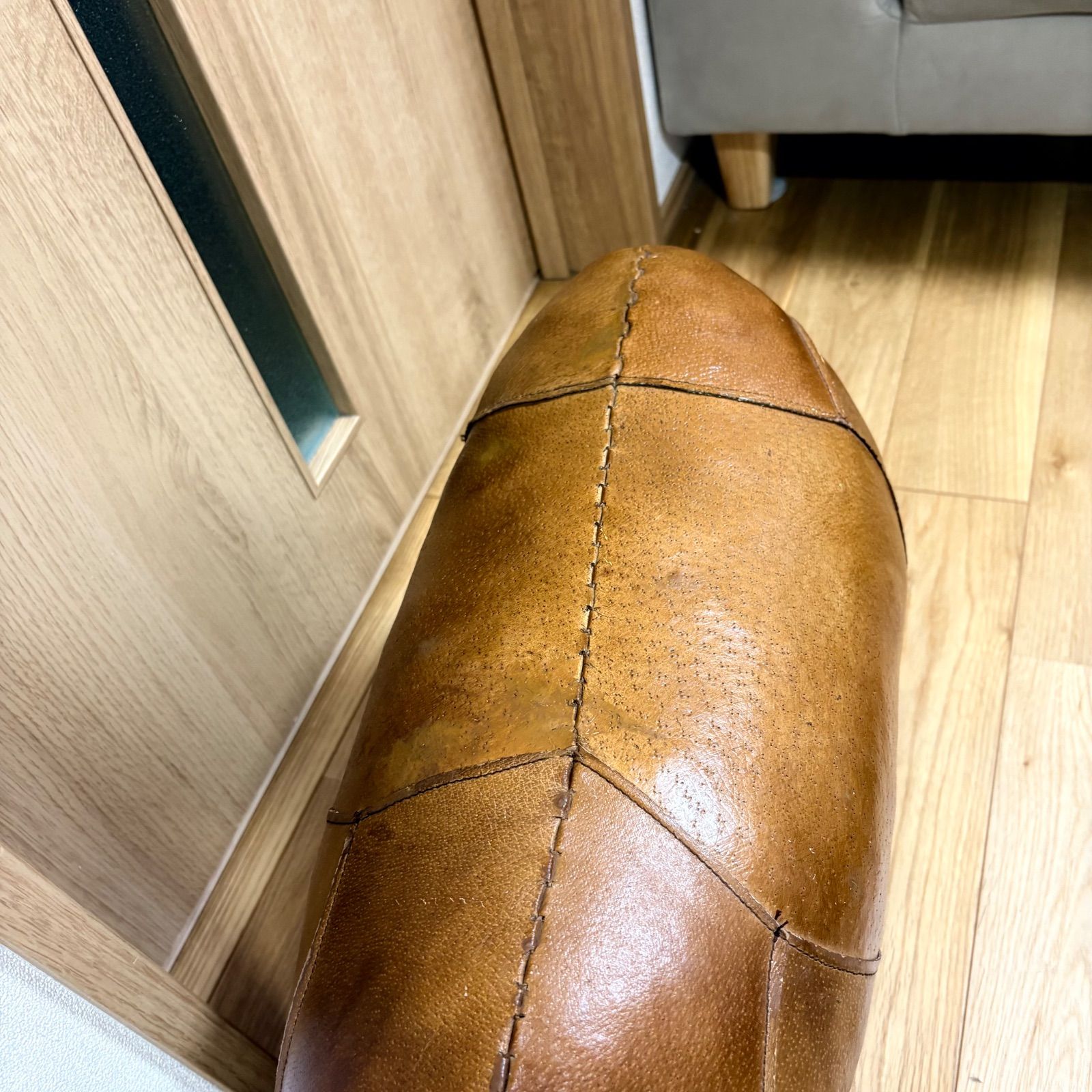 オマーサ OMERSA ヴィンテージ サイ 本革 フットスツール オメルサ