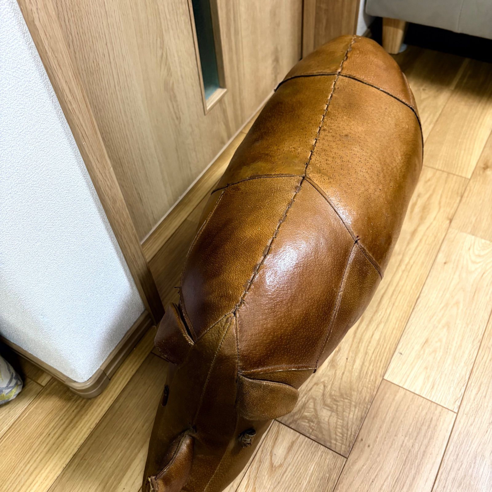 オマーサ OMERSA ヴィンテージ サイ 本革 フットスツール オメルサ