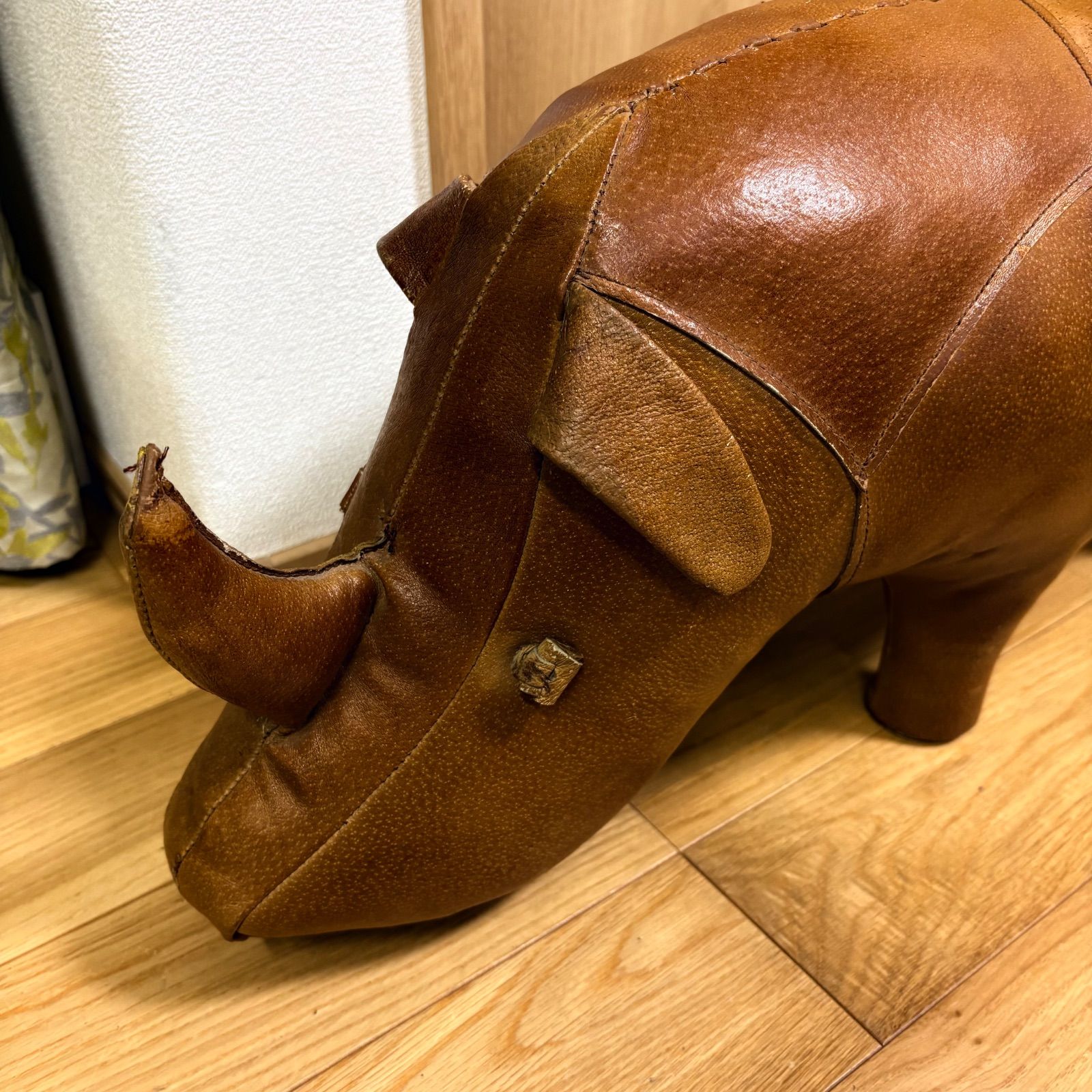 オマーサ OMERSA ヴィンテージ サイ 本革 フットスツール オメルサ