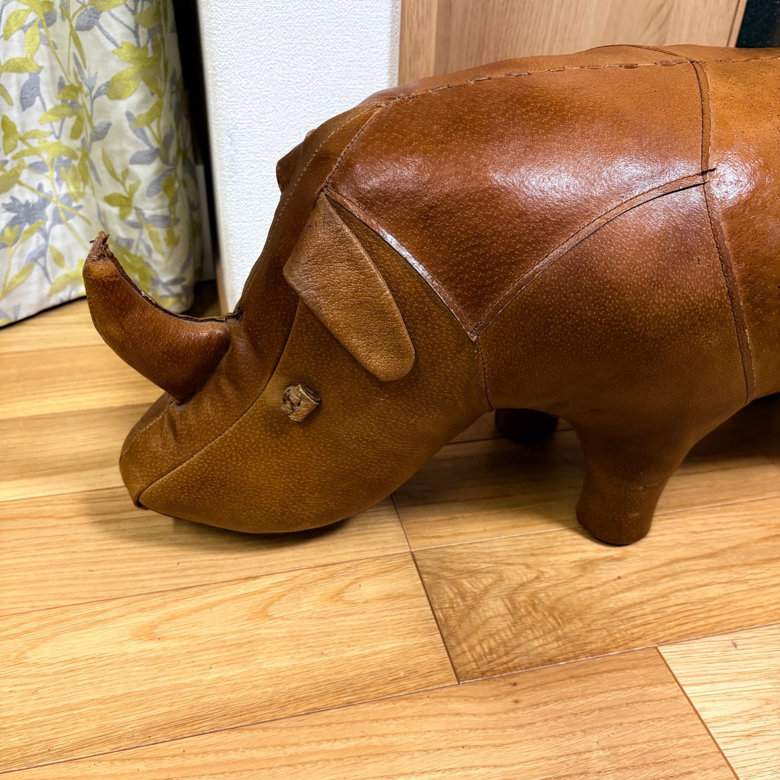 オマーサ OMERSA ヴィンテージ サイ 本革 フットスツール オメルサ