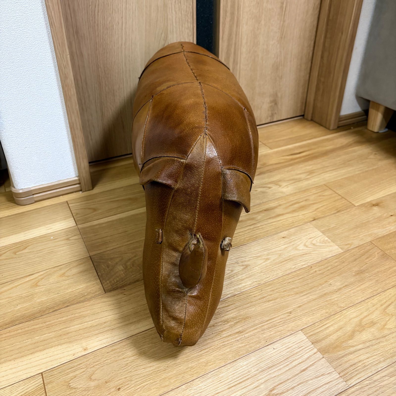オマーサ OMERSA ヴィンテージ サイ 本革 フットスツール オメルサ