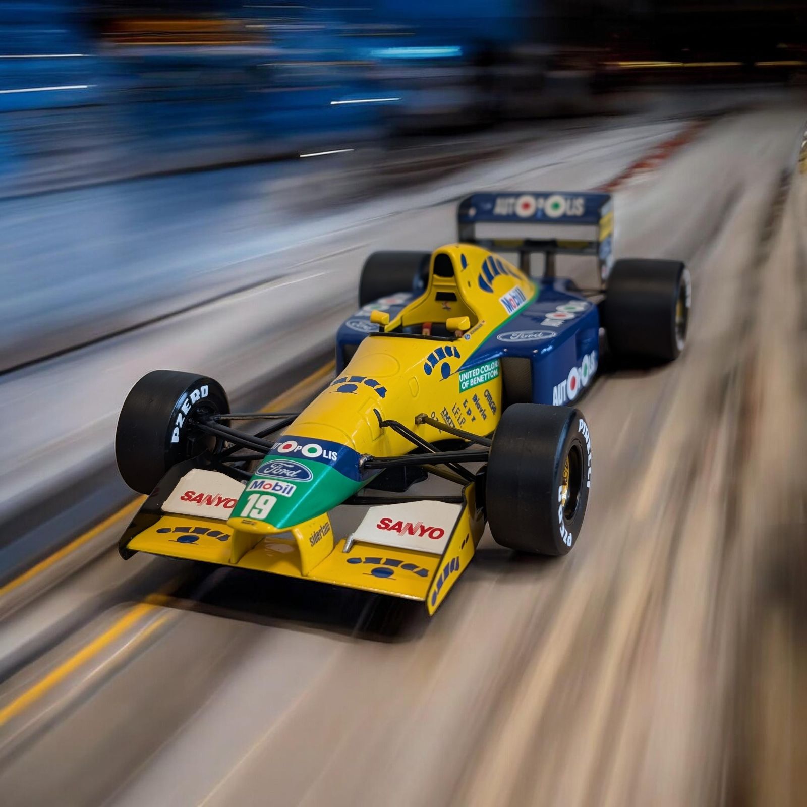 最終値下げ 1/18 ミニチャンプス ベネトンB191 ミハエル・シューマッハ