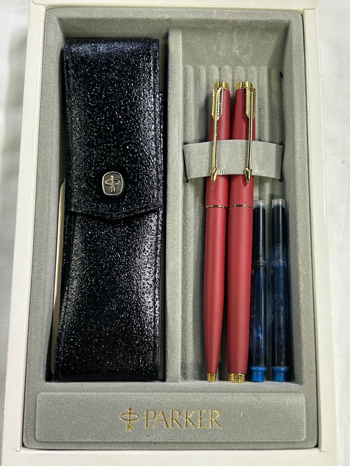 未使用☆1984年製 パーカー75万年筆＆ボールペンセット 14K - メルカリ