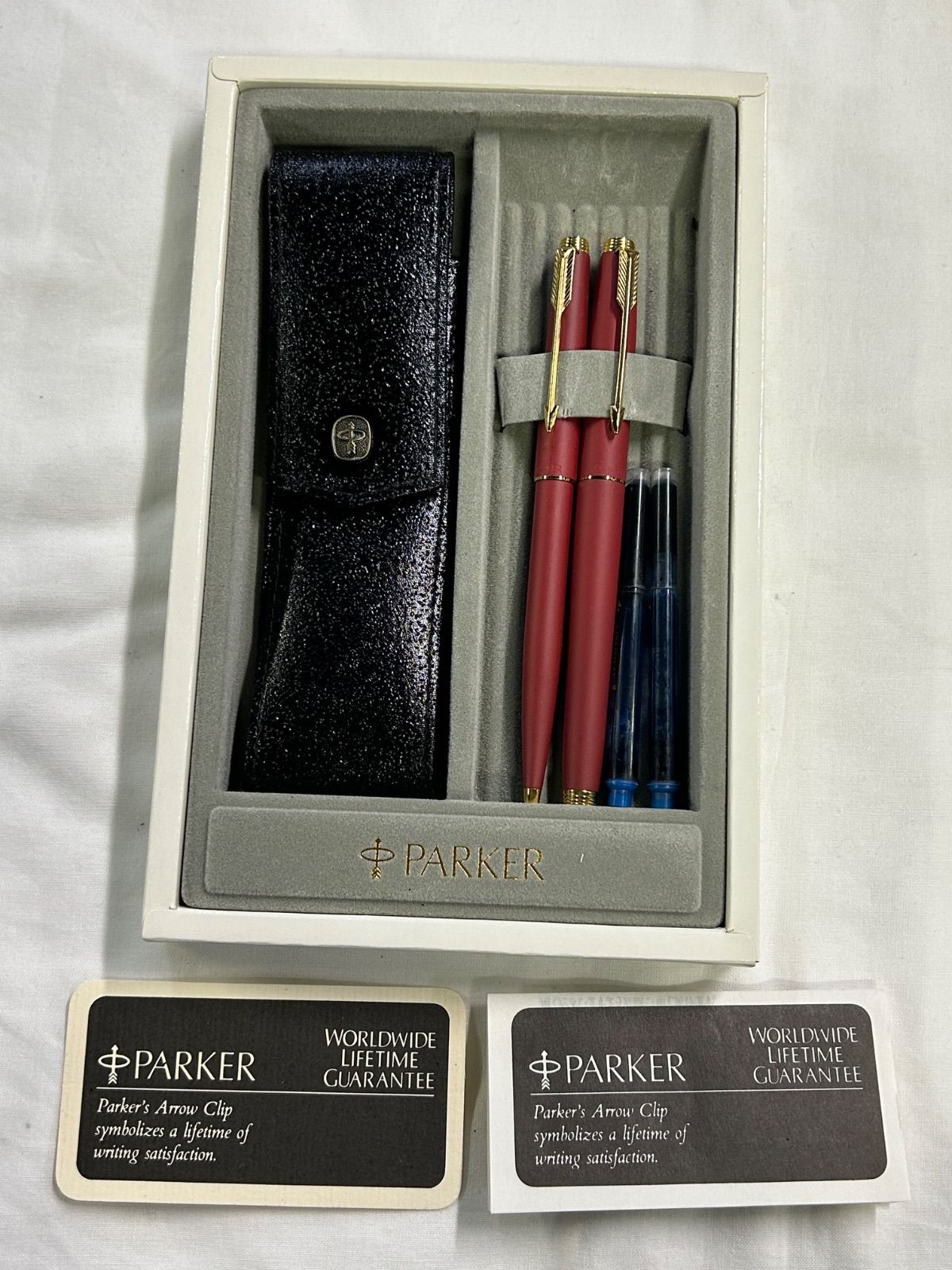 未使用☆1984年製 パーカー75万年筆＆ボールペンセット 14K - メルカリ