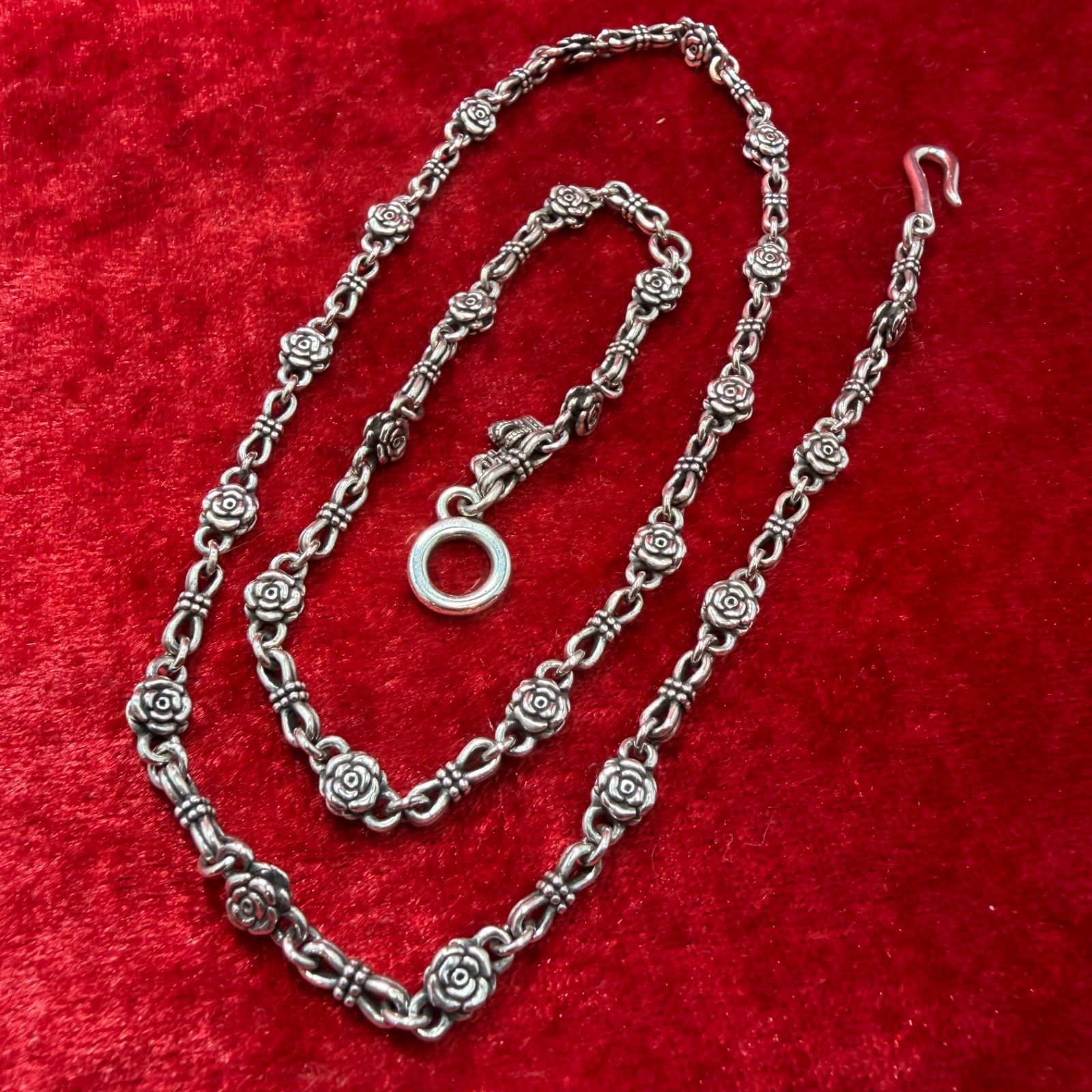 美品ネックレス BOHEMIAN 21.9gx50cm ジャスティンデイビス/Justin