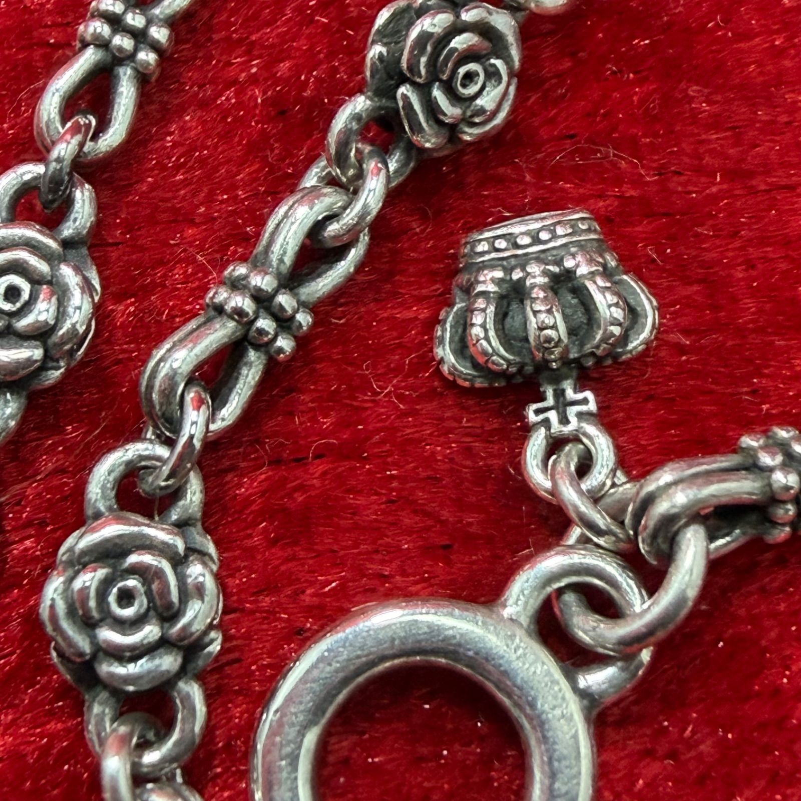 美品ネックレス BOHEMIAN 21.9gx50cm ジャスティンデイビス/Justin
