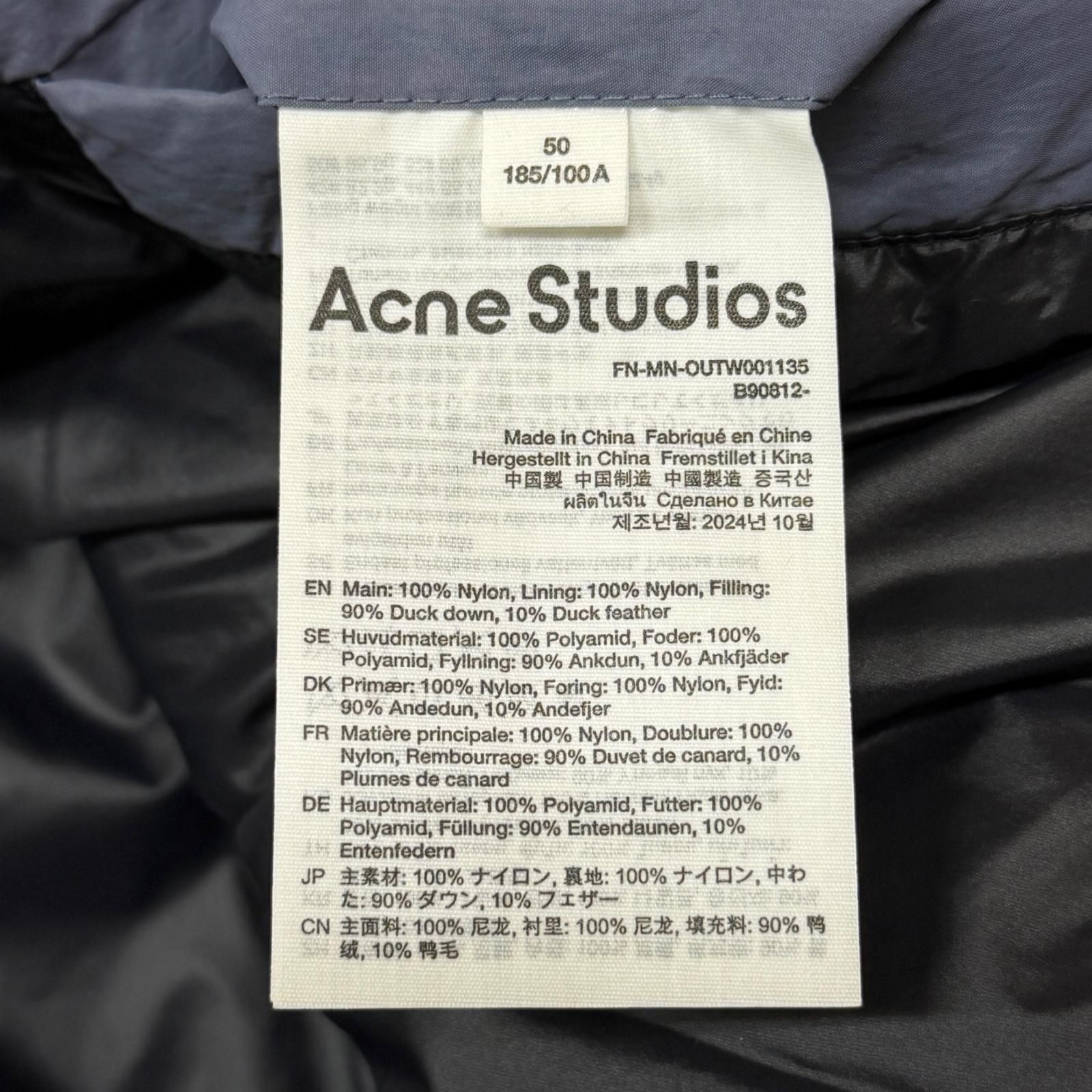 ACNE STUDIOS Down jacket ダウンジャケット アクネストゥディオズ FN
