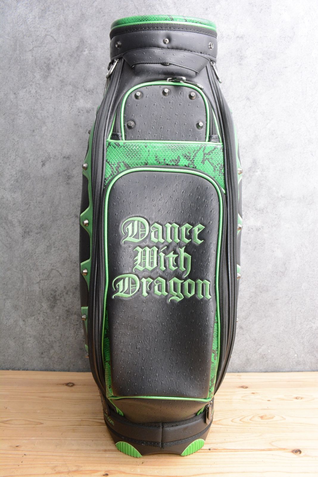 豪華3点セット】ダンスウィズドラゴン メンズ カート式キャディバッグ