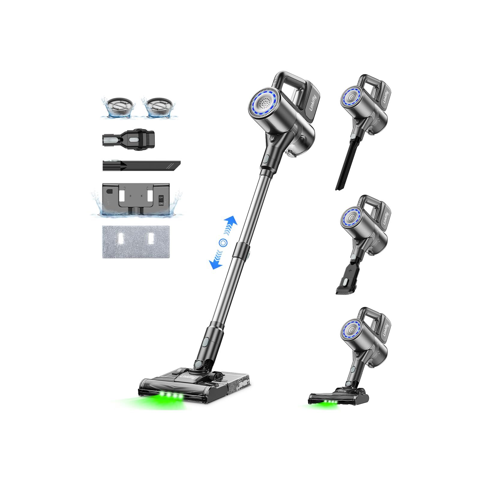 掃除機 コードレス【2026年新春新登場！75000Pa超強力吸引＆水タンク