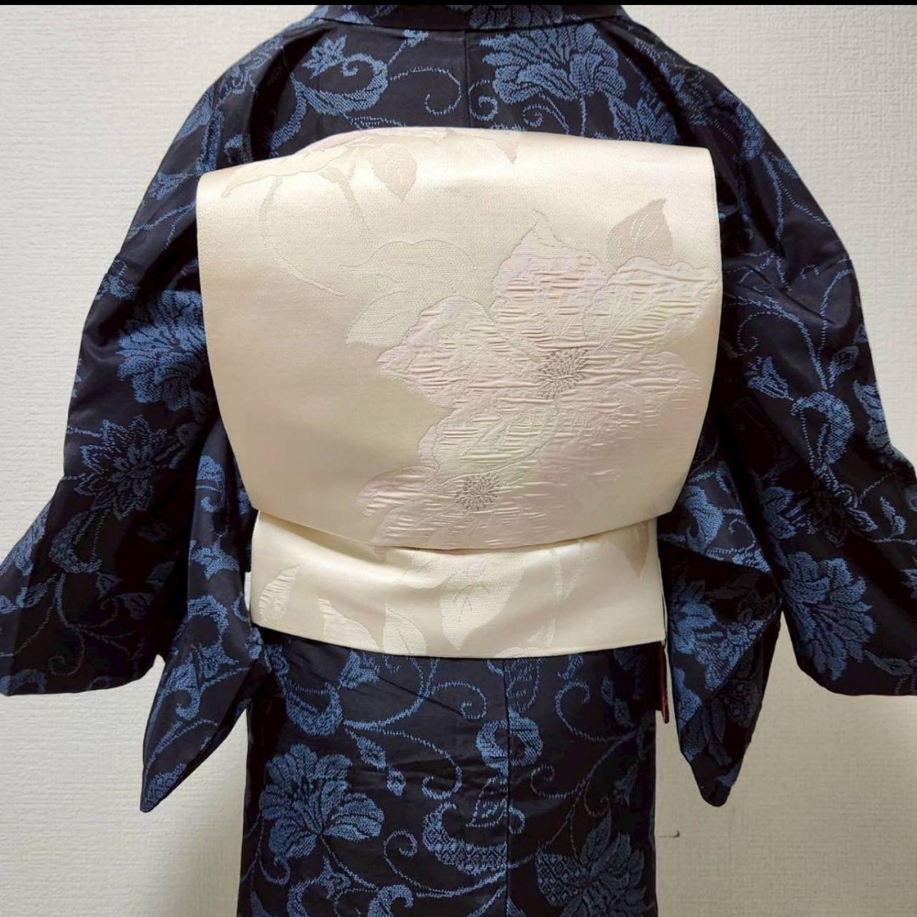 逸品 正絹 大島紬 小紋 鳥羽色 フルセット 四点 - メルカリ