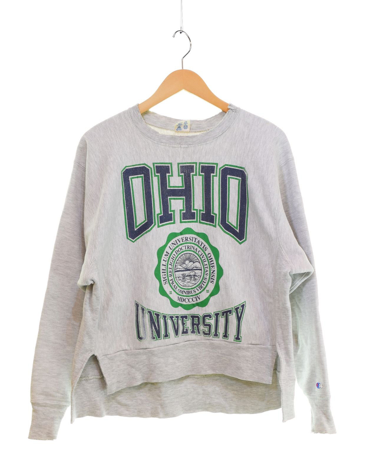 【80s トリコタグ】チャンピオン アメリカ製リバースウィーブ Ohioオハイオ チャンピオン Champion 80s トリコタグ Reverse Weave OHIO UNIVERSITY