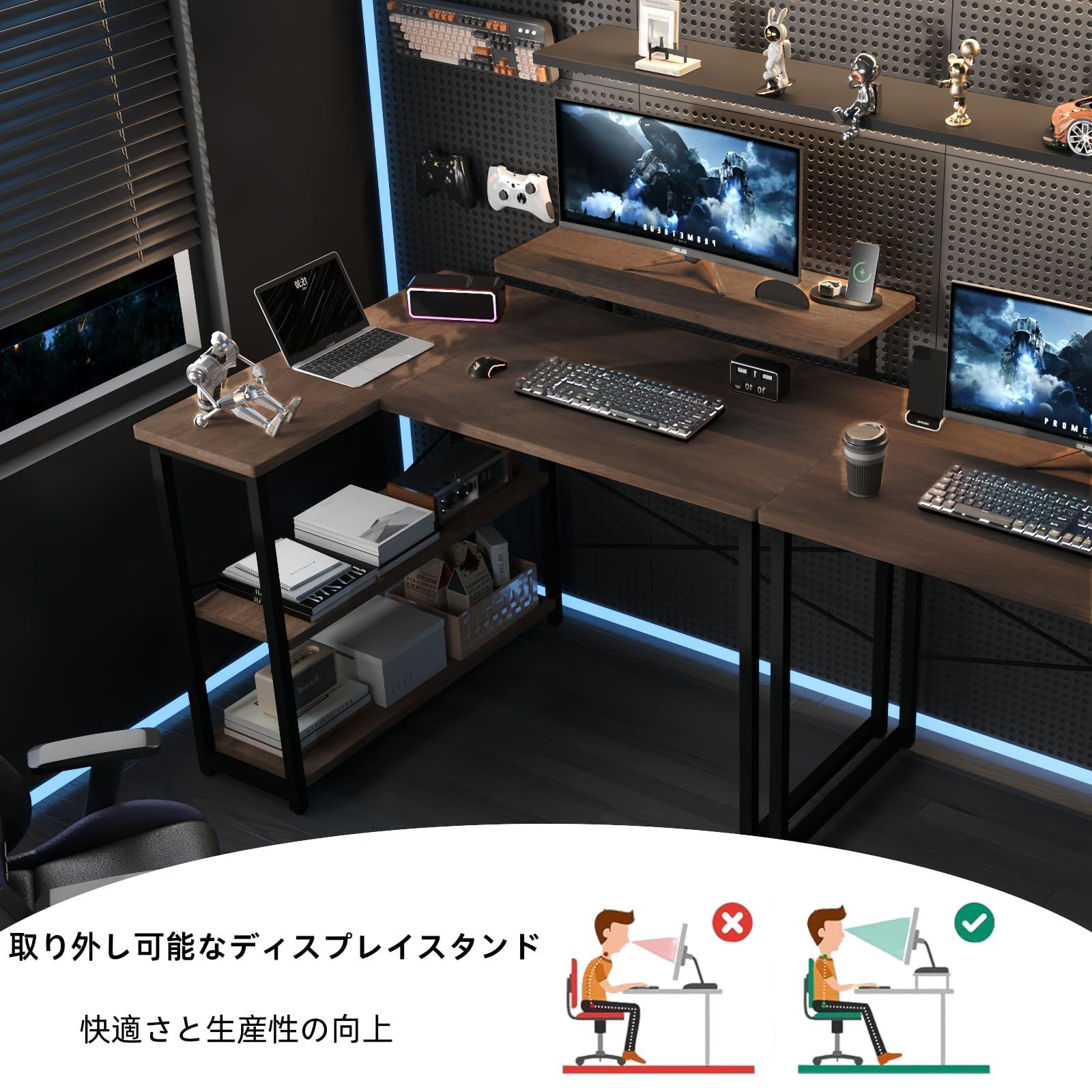 パソコンデスク 【在庫処分】パソコンデスク 学習机 勉強机 computer 
