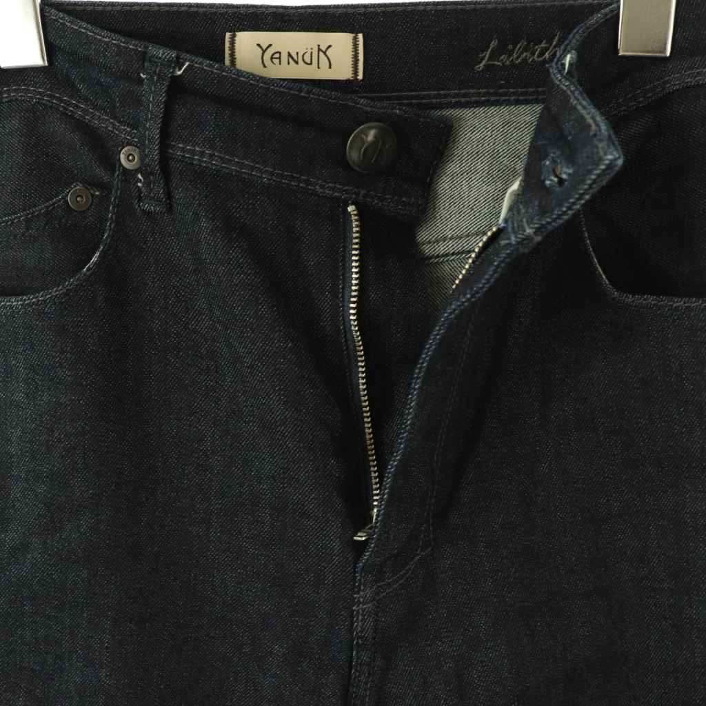 ヤヌーク YANUK ワイドストレート デニムパンツ ジーンズ LILITH 22