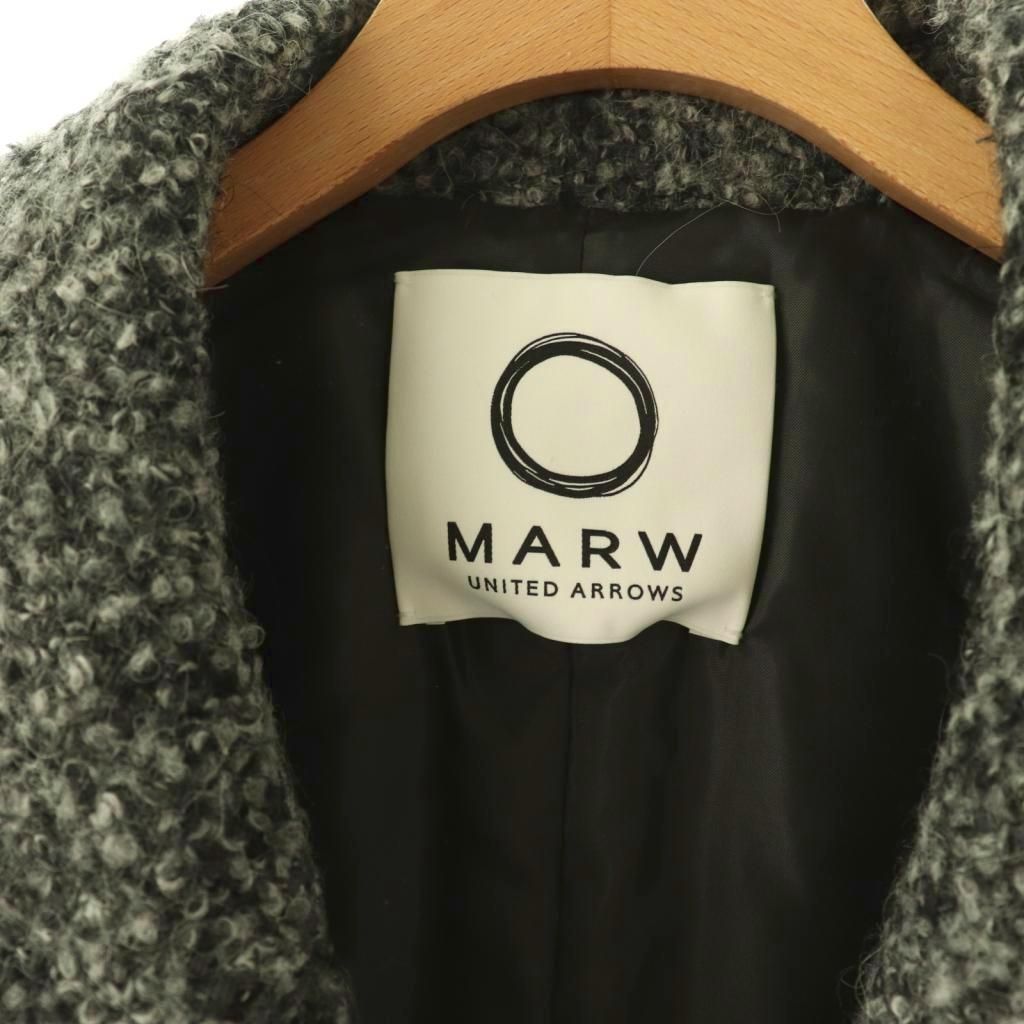 ユナイテッドアローズ UNITED ARROWS マルゥ MARW ミックス ボアコート