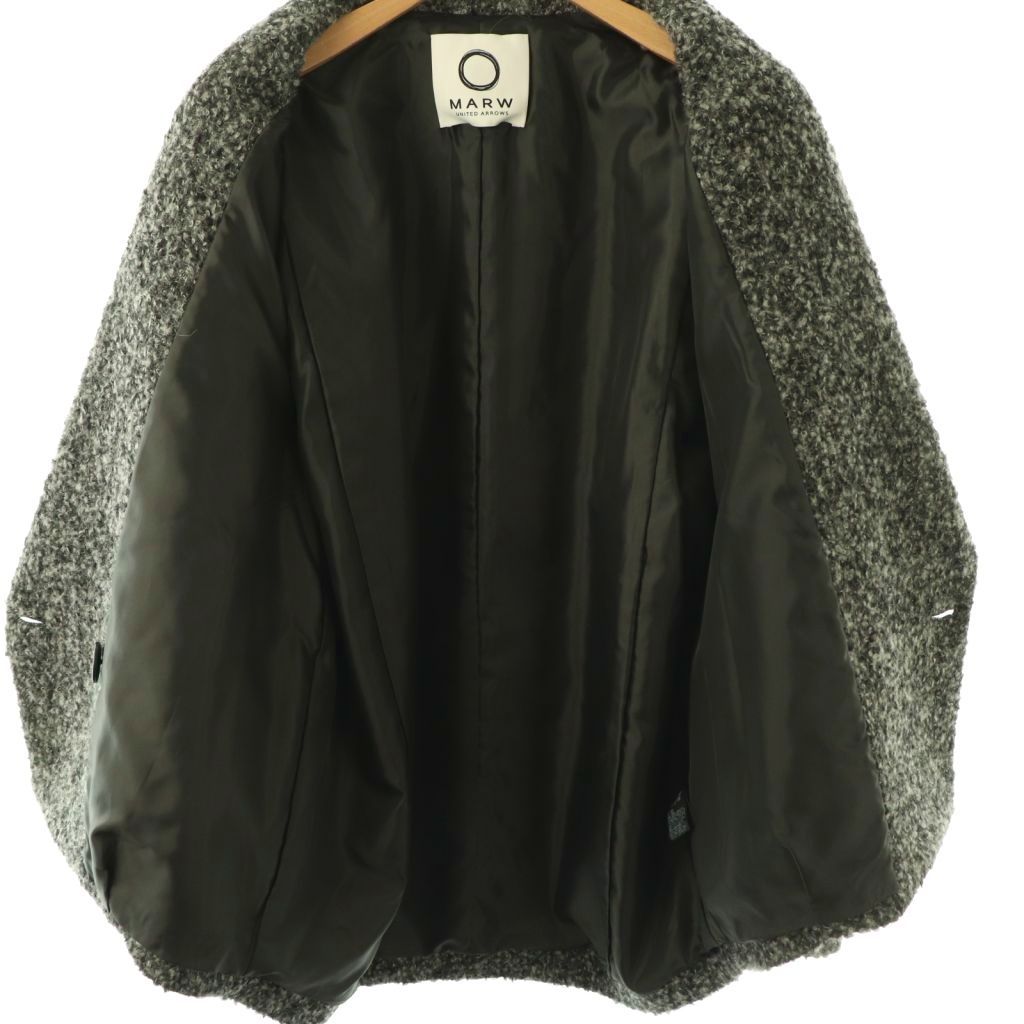 ユナイテッドアローズ UNITED ARROWS マルゥ MARW ミックス ボアコート