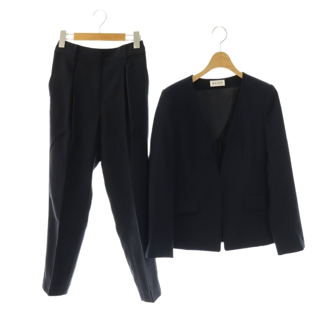 プラステ PLST ジャケット パンツスーツ セットアップ XS ネイビー /ES